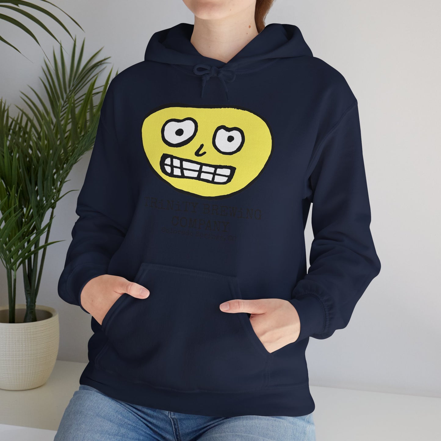 TRiNiTY Brewing Beerface Logo - Unisex Heavy Blend™ Hooded Sweatshirt