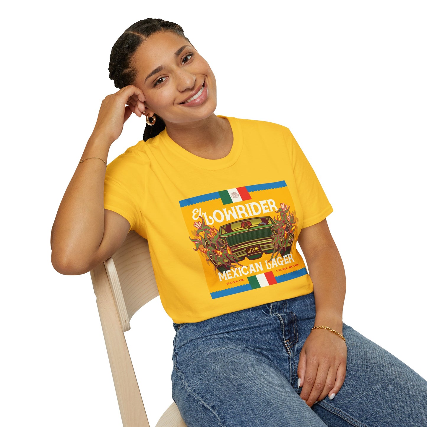 TRiNiTY Lowrider Mexican Lager - Unisex Softstyle T-Shirt