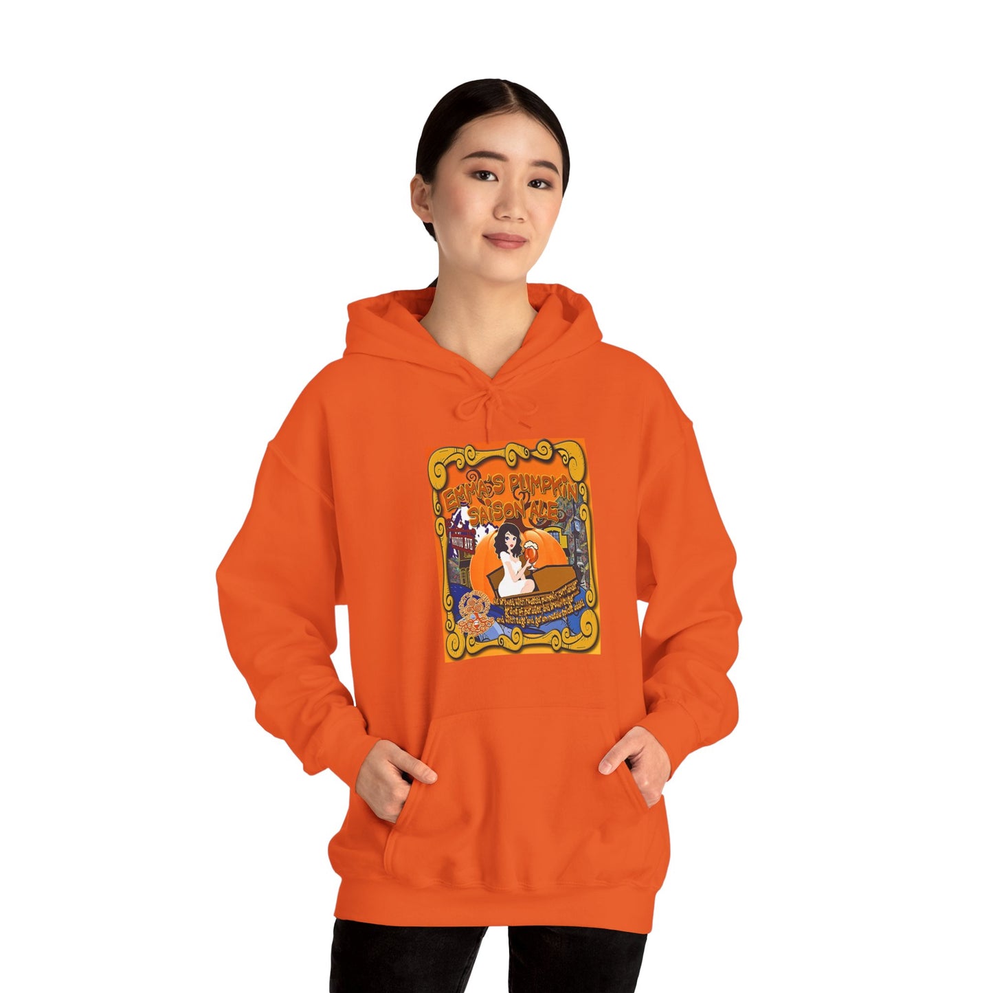 TRiNiTY Emma's Coffin Pumpkin Ale - Unisex Heavy Blend™ Hooded Sweatshirt