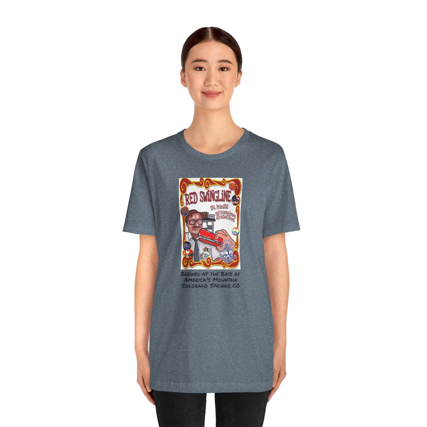TRiNiTY GABF Gold Medal Winner Red Swingline Sour IPA - Unisex Jersey Short Sleeve Tee