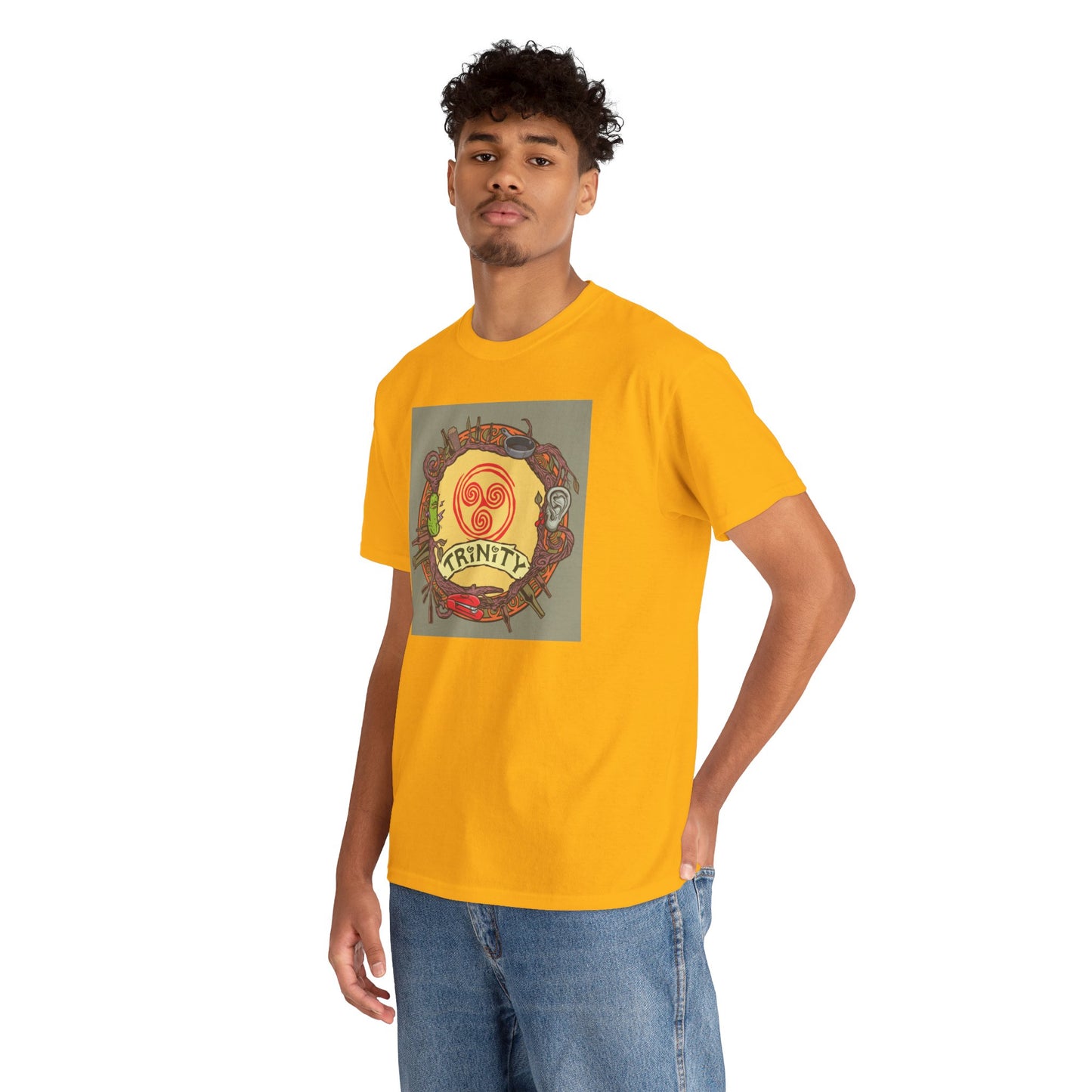 TRiNiTY Retro Logo - Unisex Heavy Cotton Tee