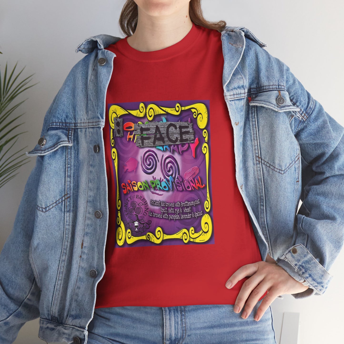 TRiNiTY Oh Face! - Unisex Heavy Cotton Tee