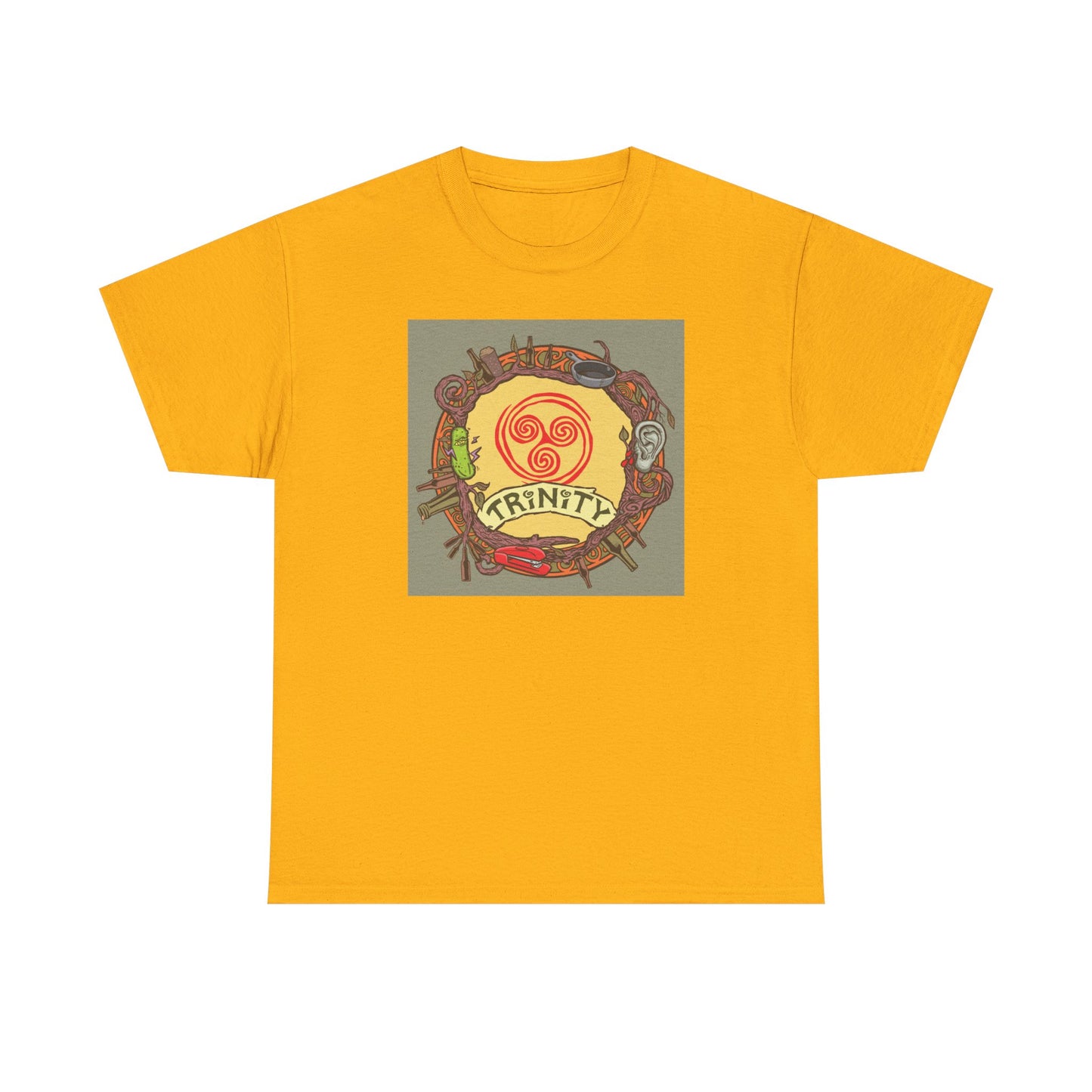 TRiNiTY Retro Logo - Unisex Heavy Cotton Tee