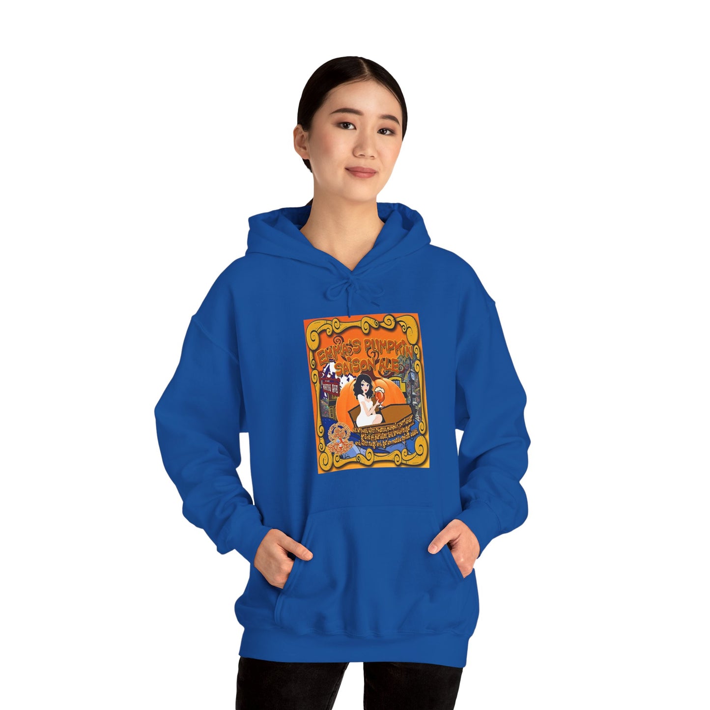TRiNiTY Emma's Coffin Pumpkin Ale - Unisex Heavy Blend™ Hooded Sweatshirt