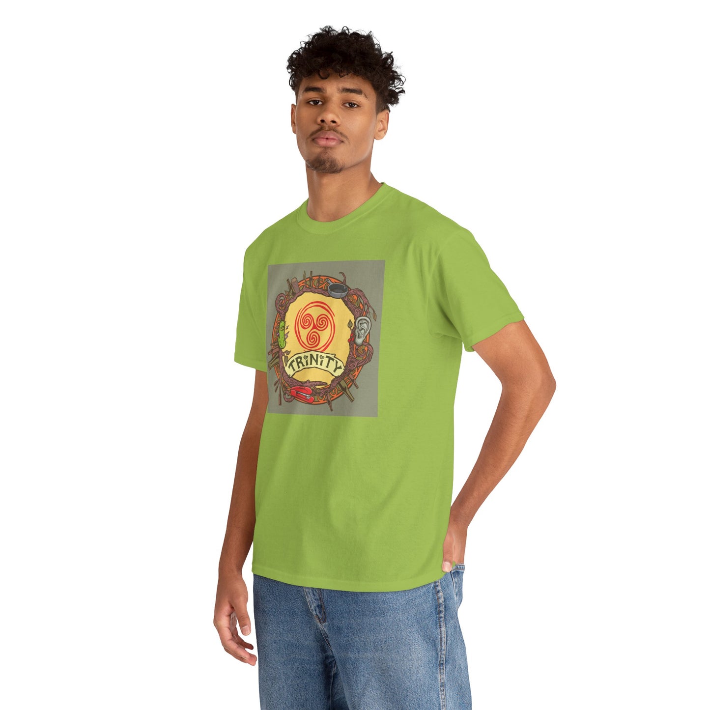 TRiNiTY Retro Logo - Unisex Heavy Cotton Tee
