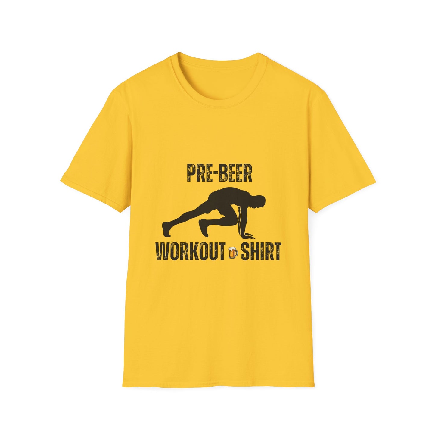Pre-Beer Workout T-Shirt, Fun Fitness Tee, Unisex Athletic Shirt, Workout Clothing, Beer Lover's Gift, Gym Apparel