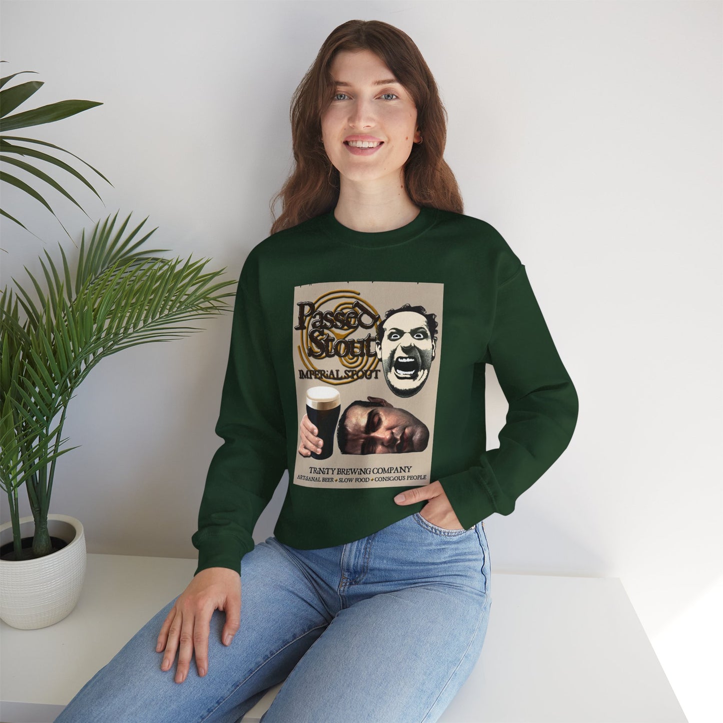 TRiNiTY Passed Stout Imperial Stout - Unisex Heavy Blend™ Crewneck Sweatshirt