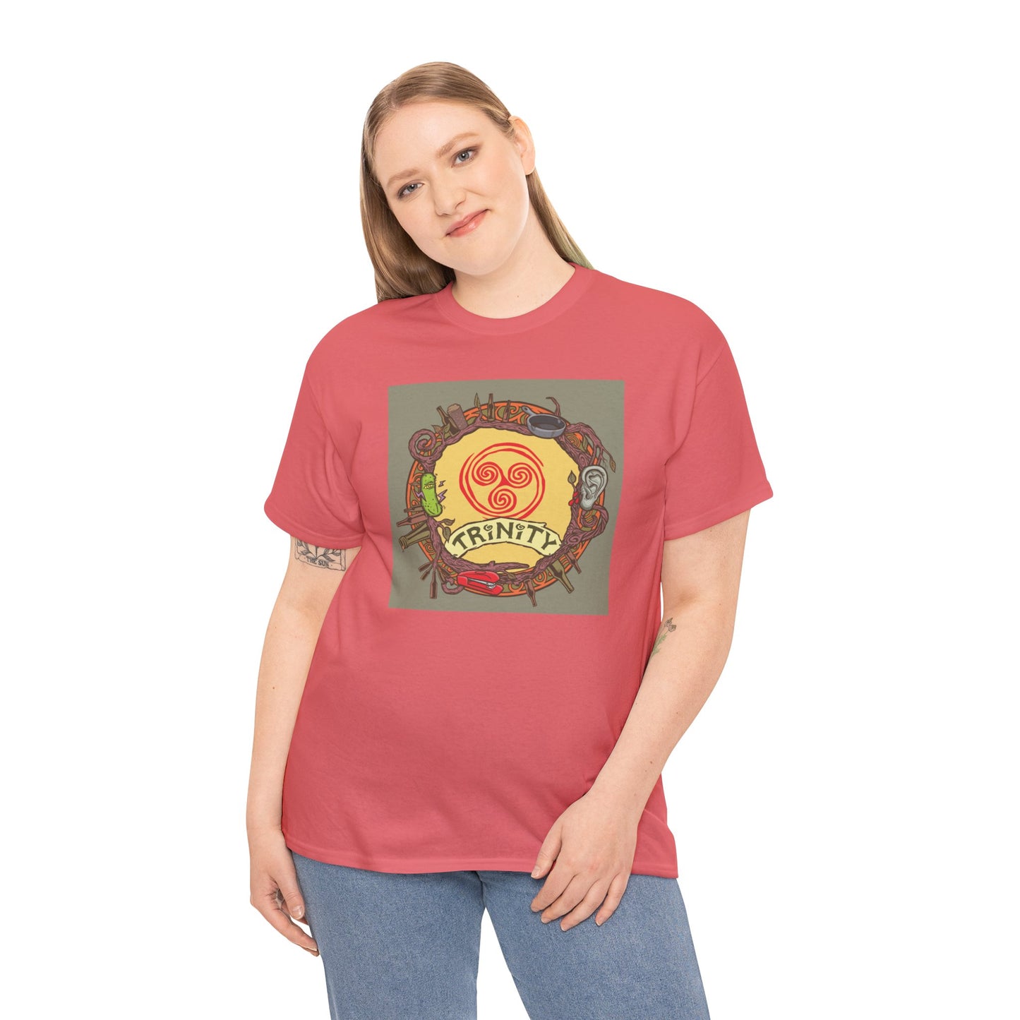 TRiNiTY Retro Logo - Unisex Heavy Cotton Tee