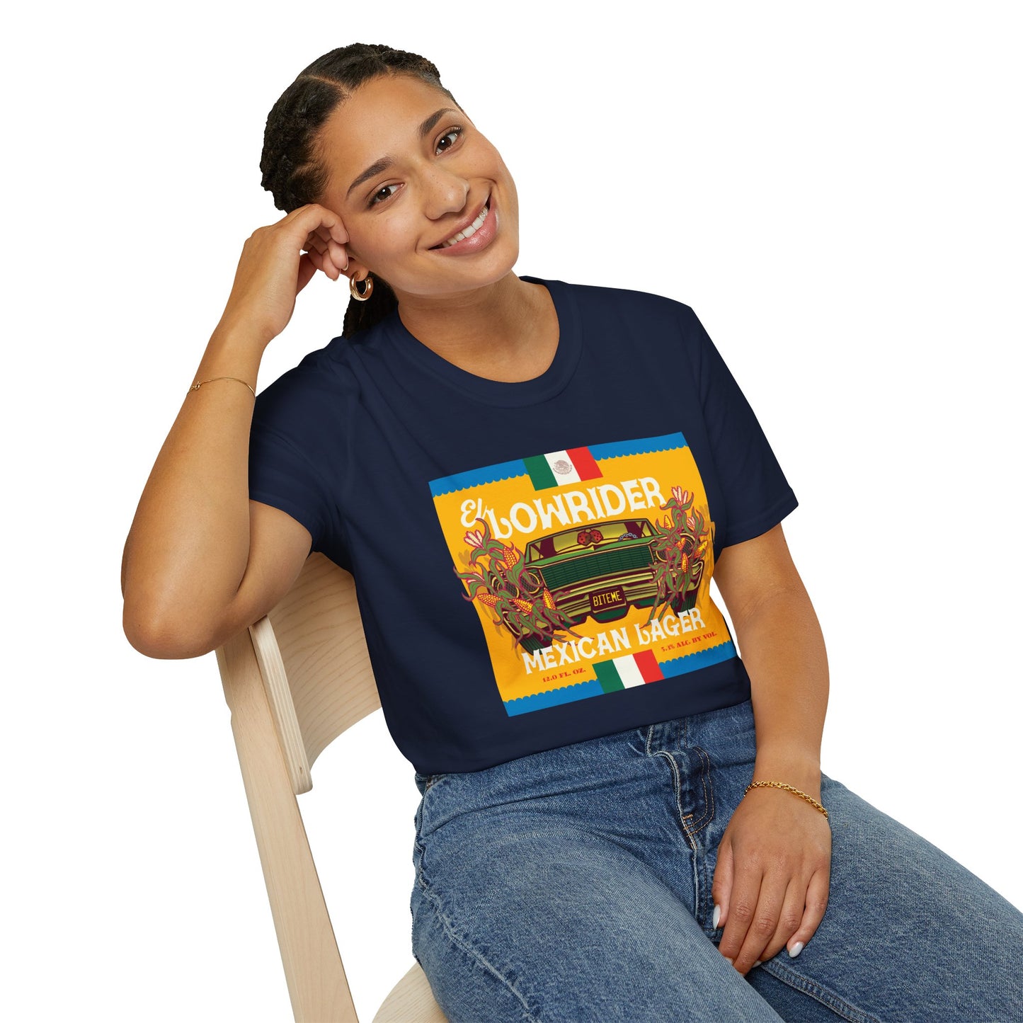 TRiNiTY Lowrider Mexican Lager - Unisex Softstyle T-Shirt