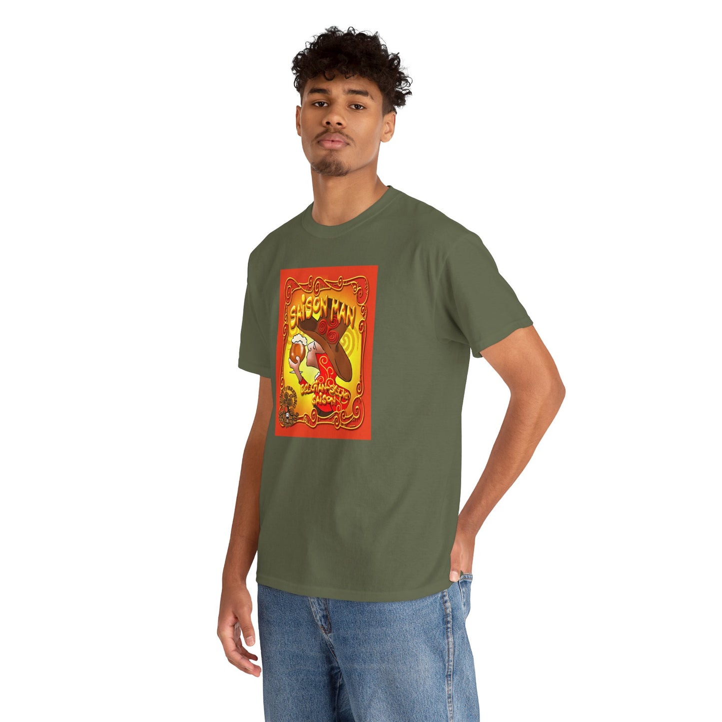 TRiNiTY Saison Man (Darker Colors) - Unisex Heavy Cotton Tee