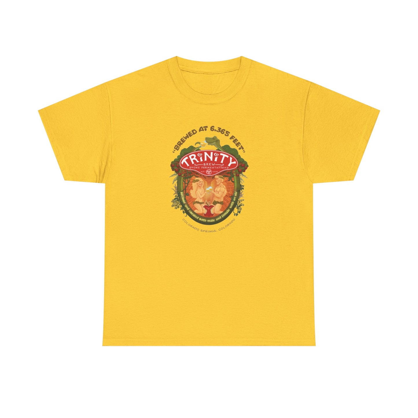 TRiNiTY Adam & Eve Ale (Lighter Colors) - Unisex Heavy Cotton Tee
