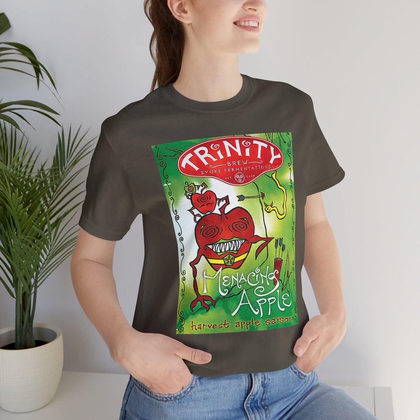 Menacing Apple Short Sleeve Tee