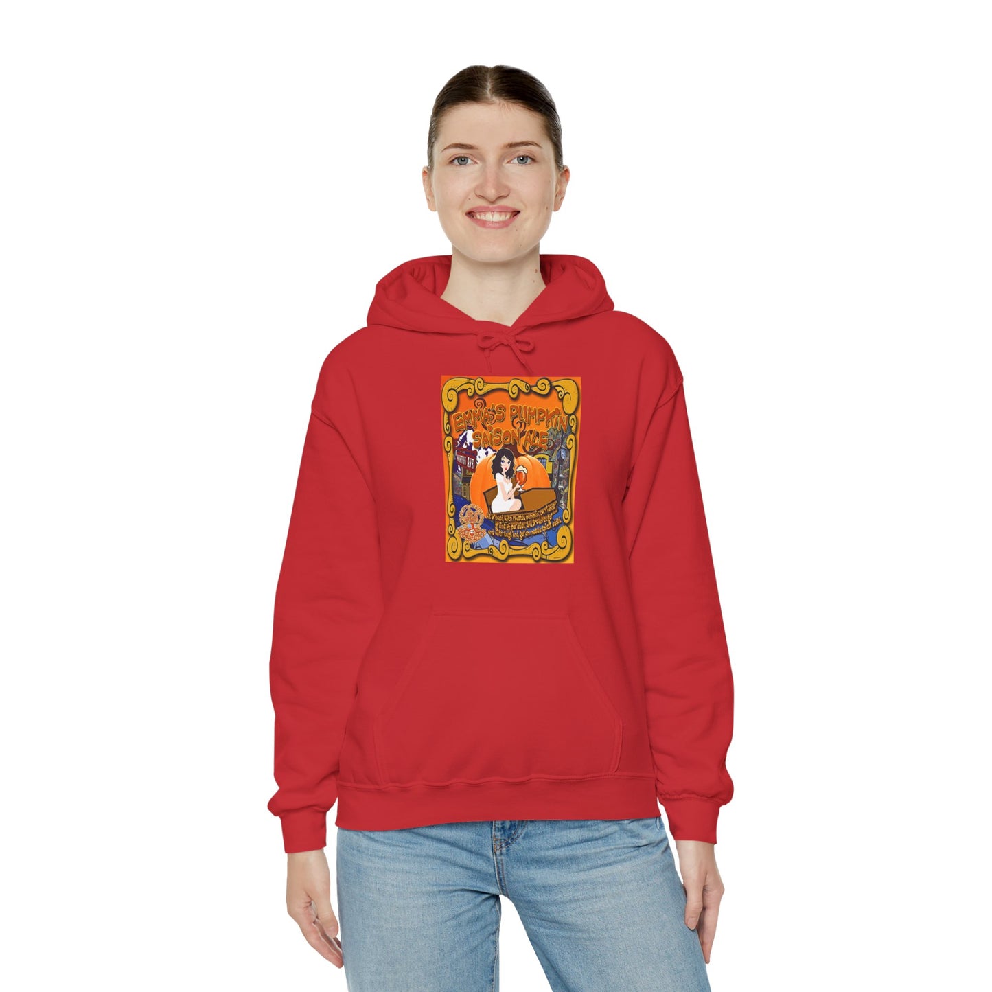 TRiNiTY Emma's Coffin Pumpkin Ale - Unisex Heavy Blend™ Hooded Sweatshirt