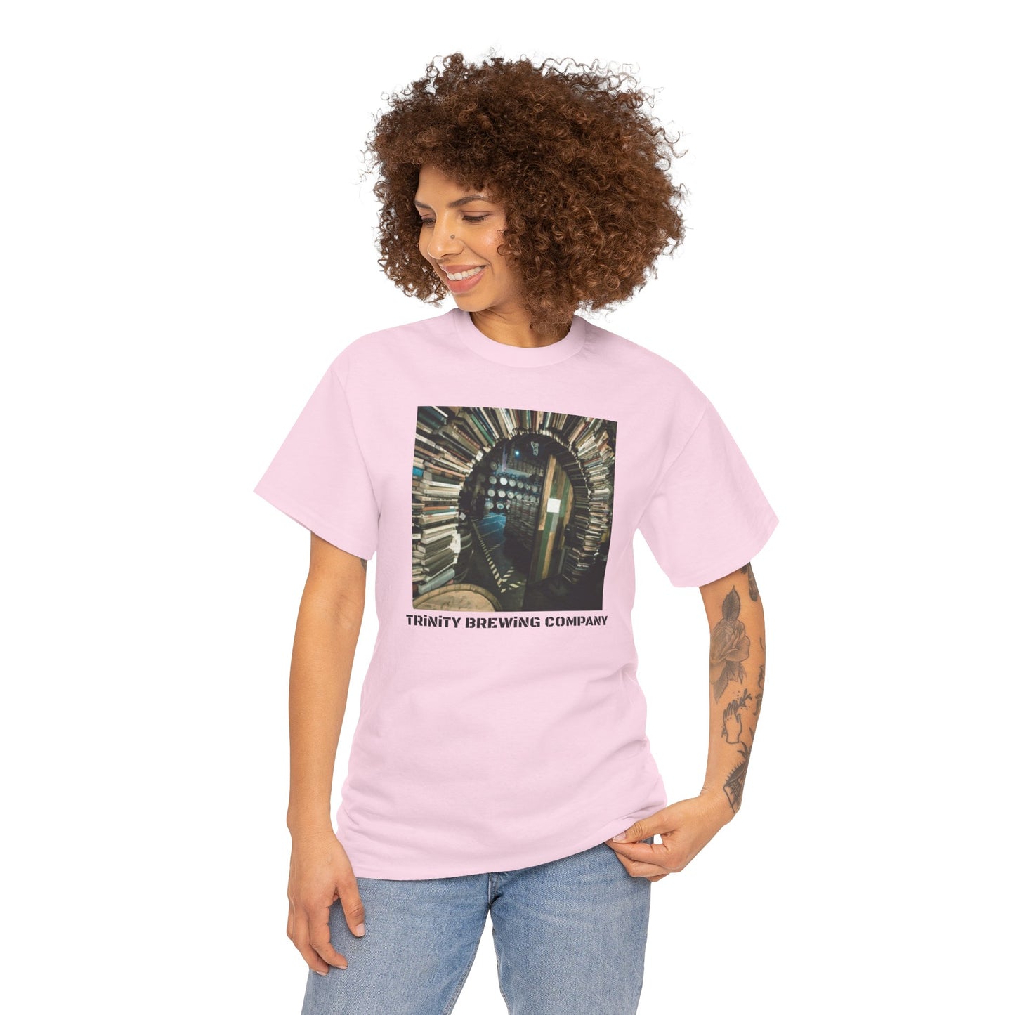 TRiNiTY Book Arch - Unisex Heavy Cotton Tee