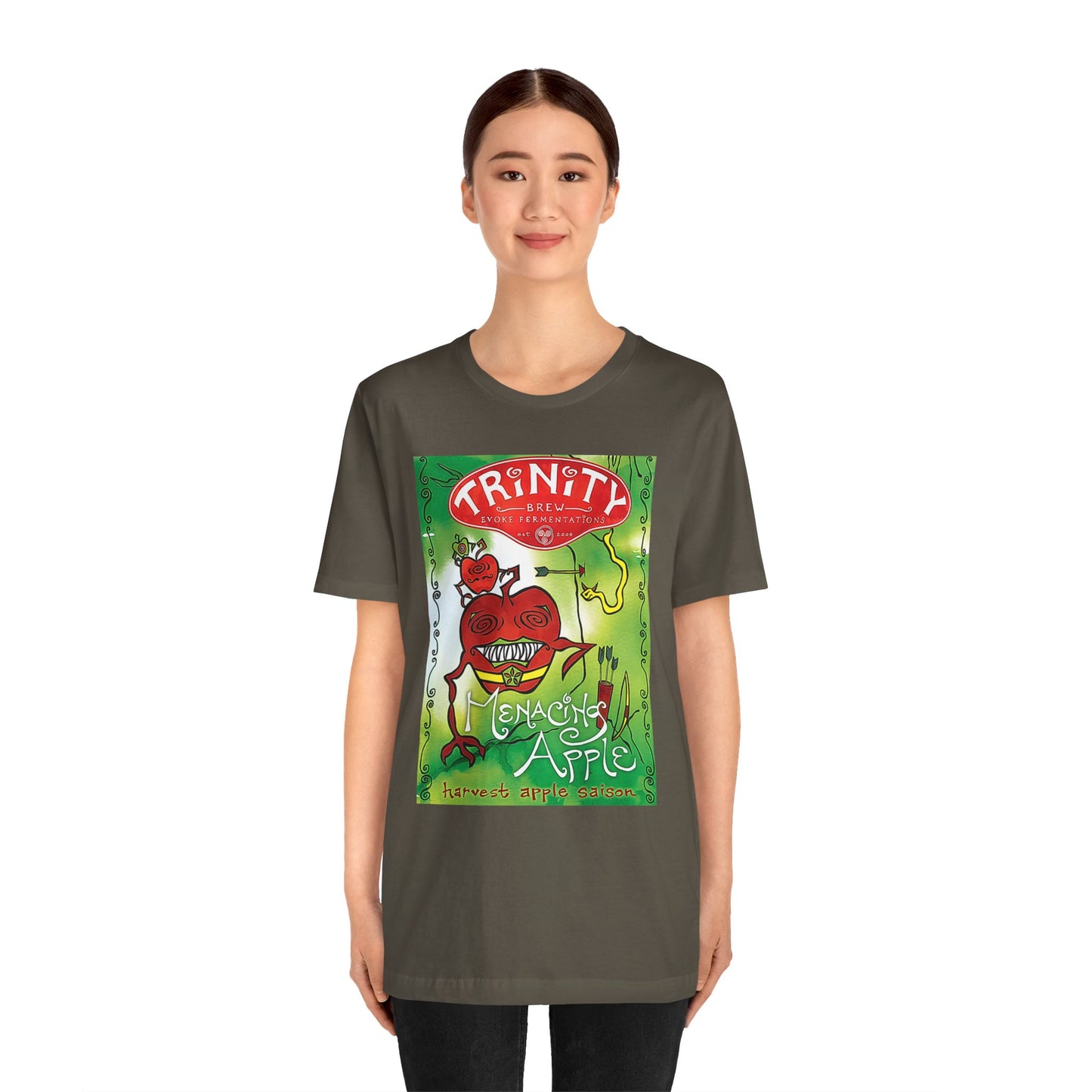 Menacing Apple Short Sleeve Tee