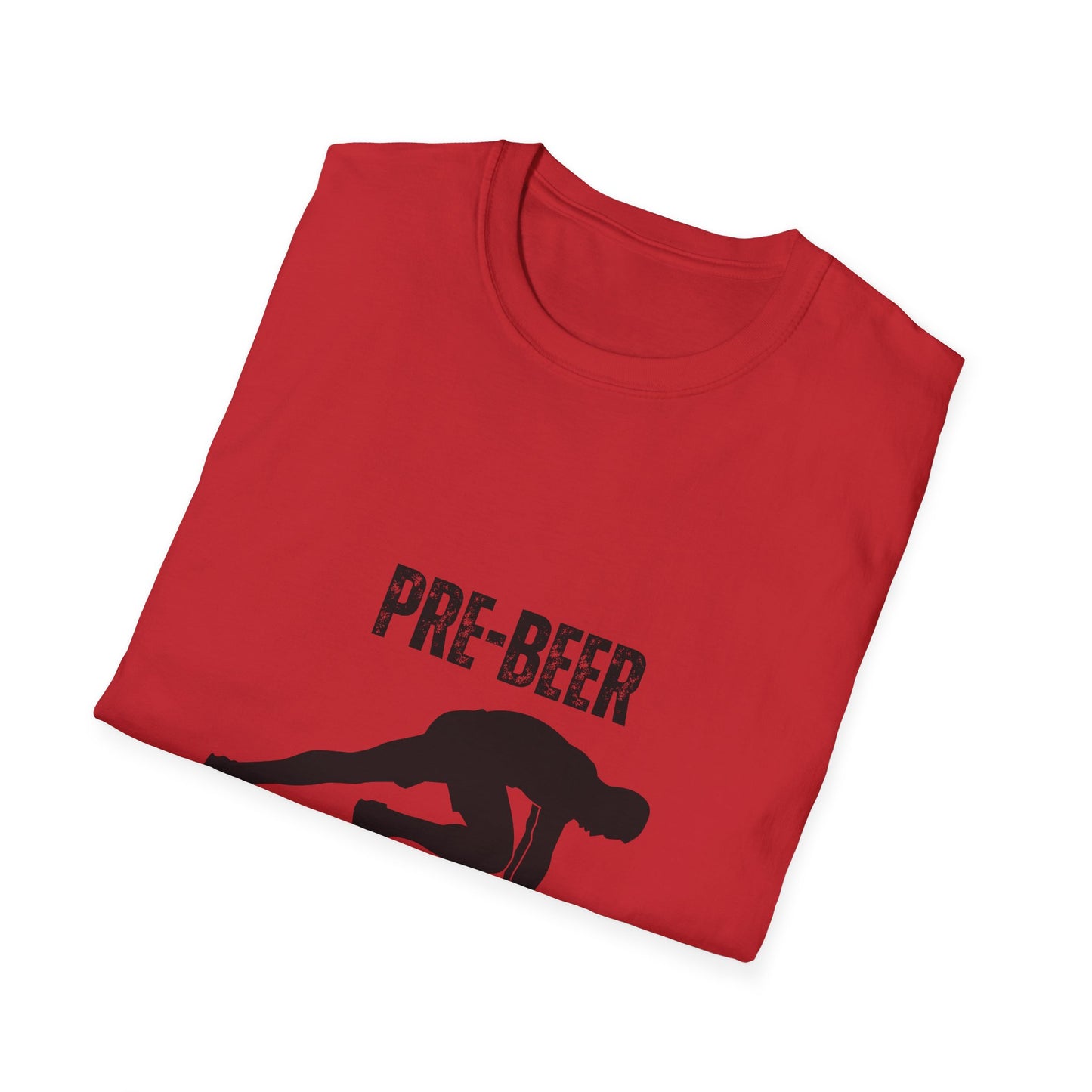 Pre-Beer Workout T-Shirt, Fun Fitness Tee, Unisex Athletic Shirt, Workout Clothing, Beer Lover's Gift, Gym Apparel