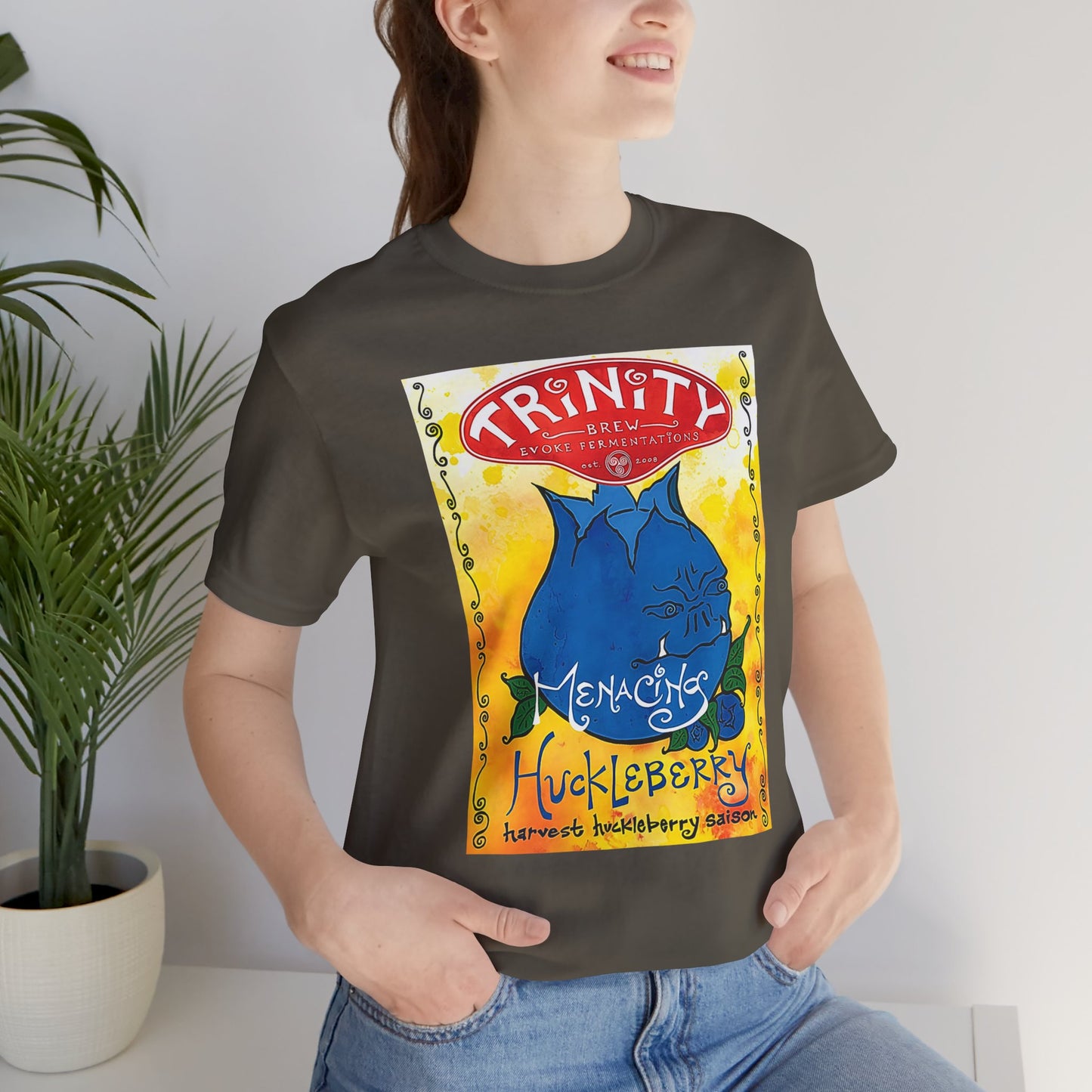 Menacing Huckleberry Short Sleeve Tee
