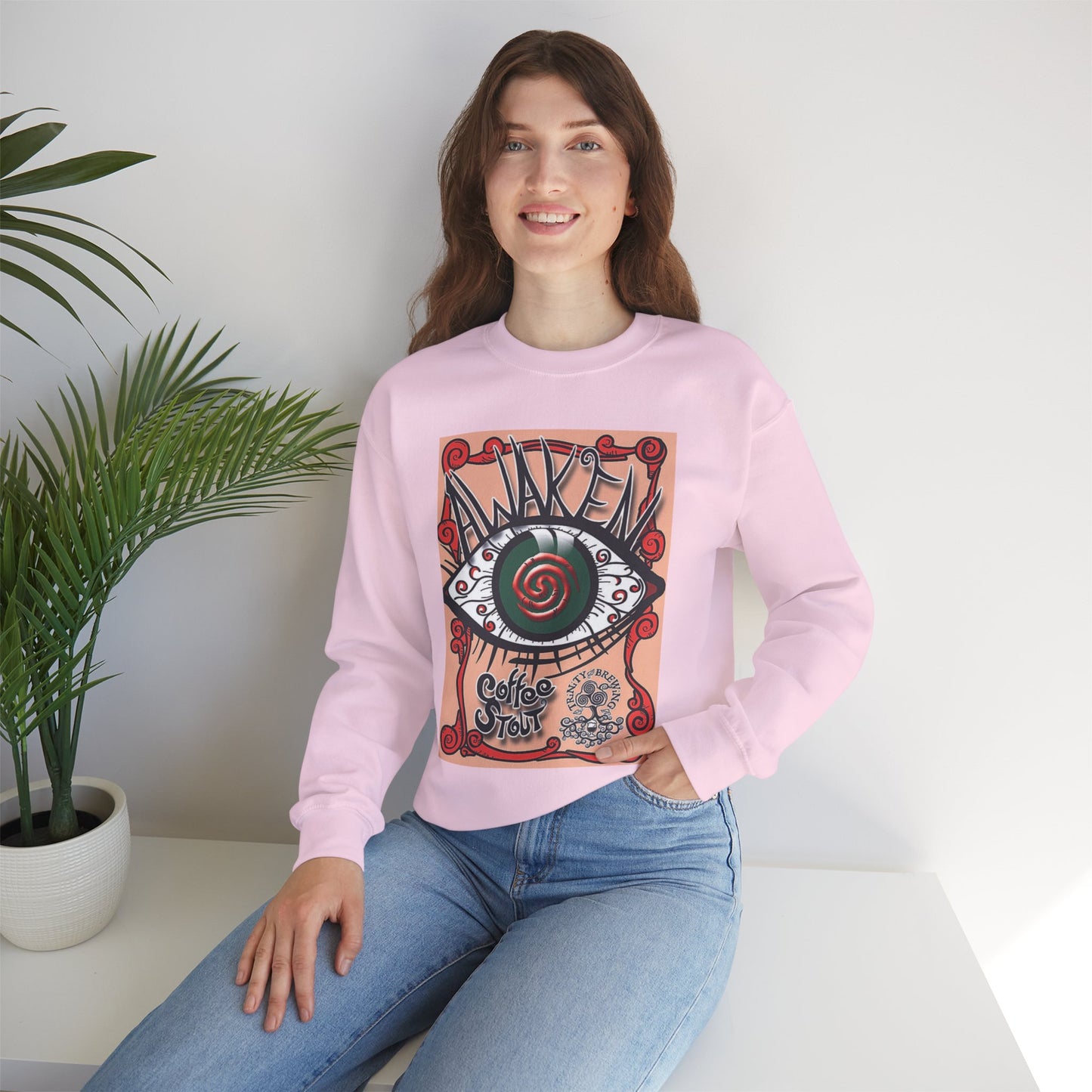 Awaken Coffee Stout TRiNiTY Crewneck Sweatshirt
