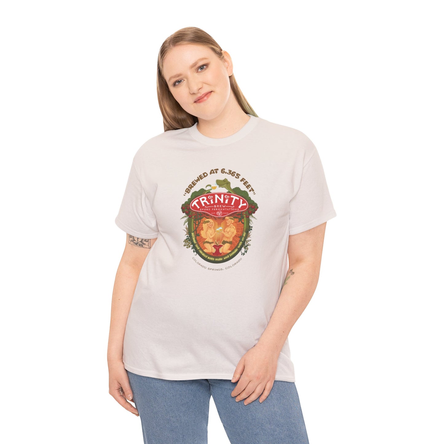 TRiNiTY Adam & Eve Ale (Lighter Colors) - Unisex Heavy Cotton Tee
