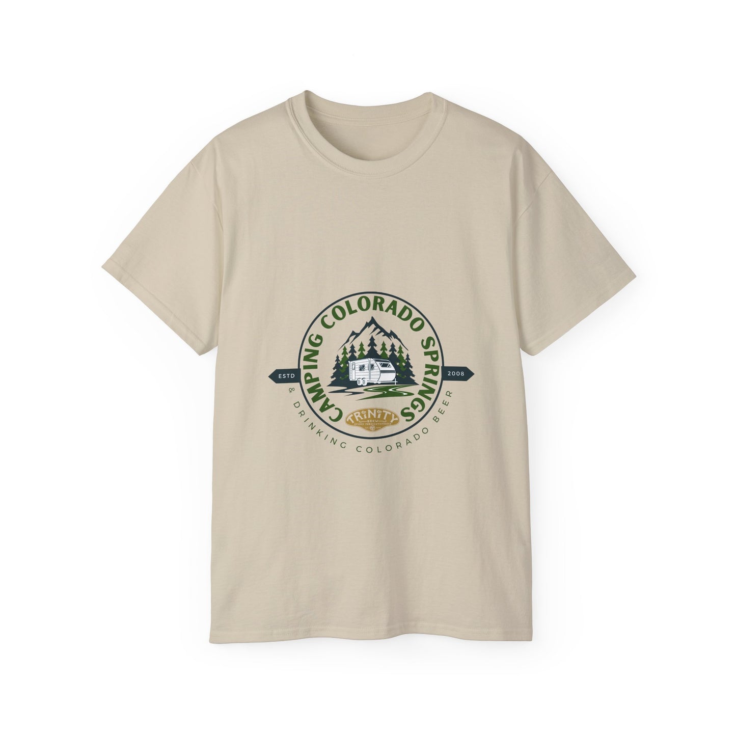 Camping in Colorado T-Shirt Unisex Ultra Cotton Tee