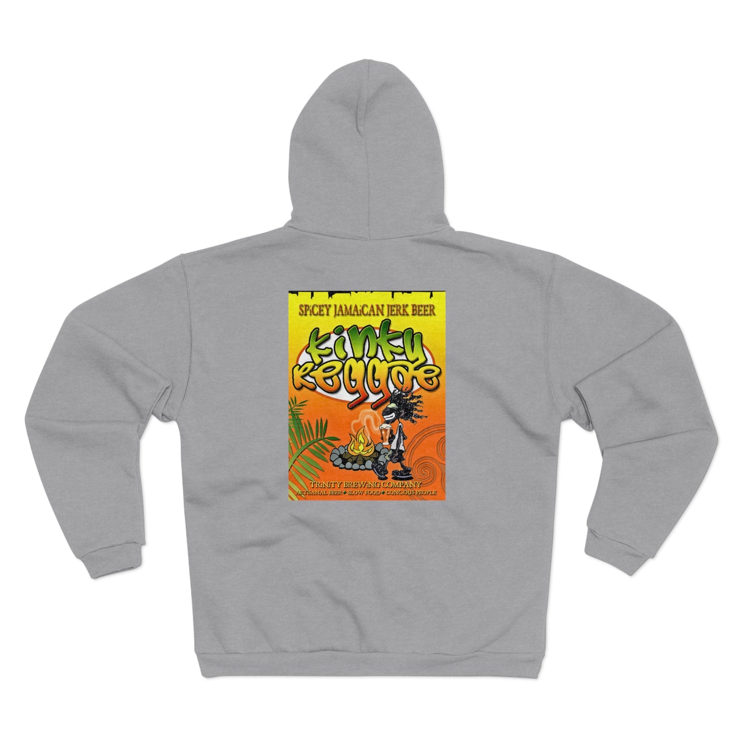 TRiNiTY Funky Reggae Beer - Unisex Hooded Zip Sweatshirt