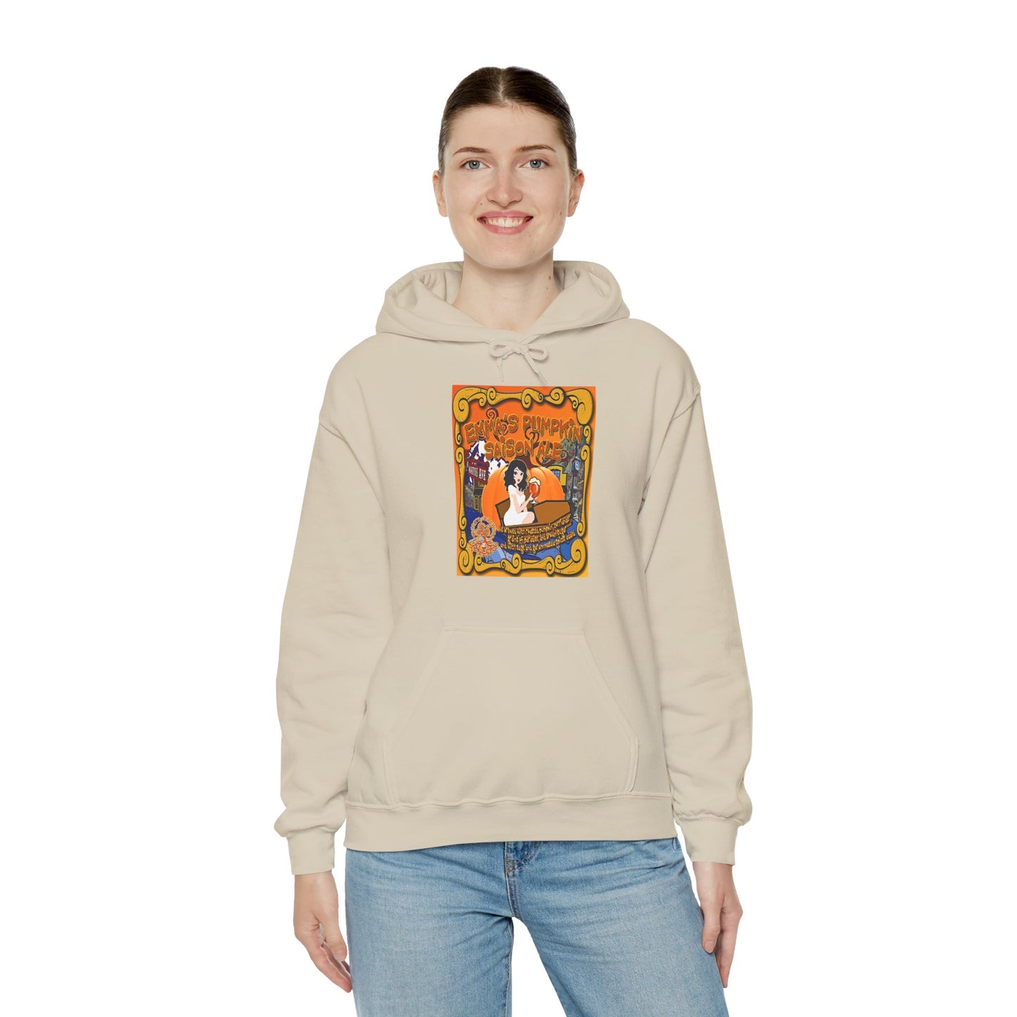 TRiNiTY Emma's Coffin Pumpkin Ale - Unisex Heavy Blend™ Hooded Sweatshirt
