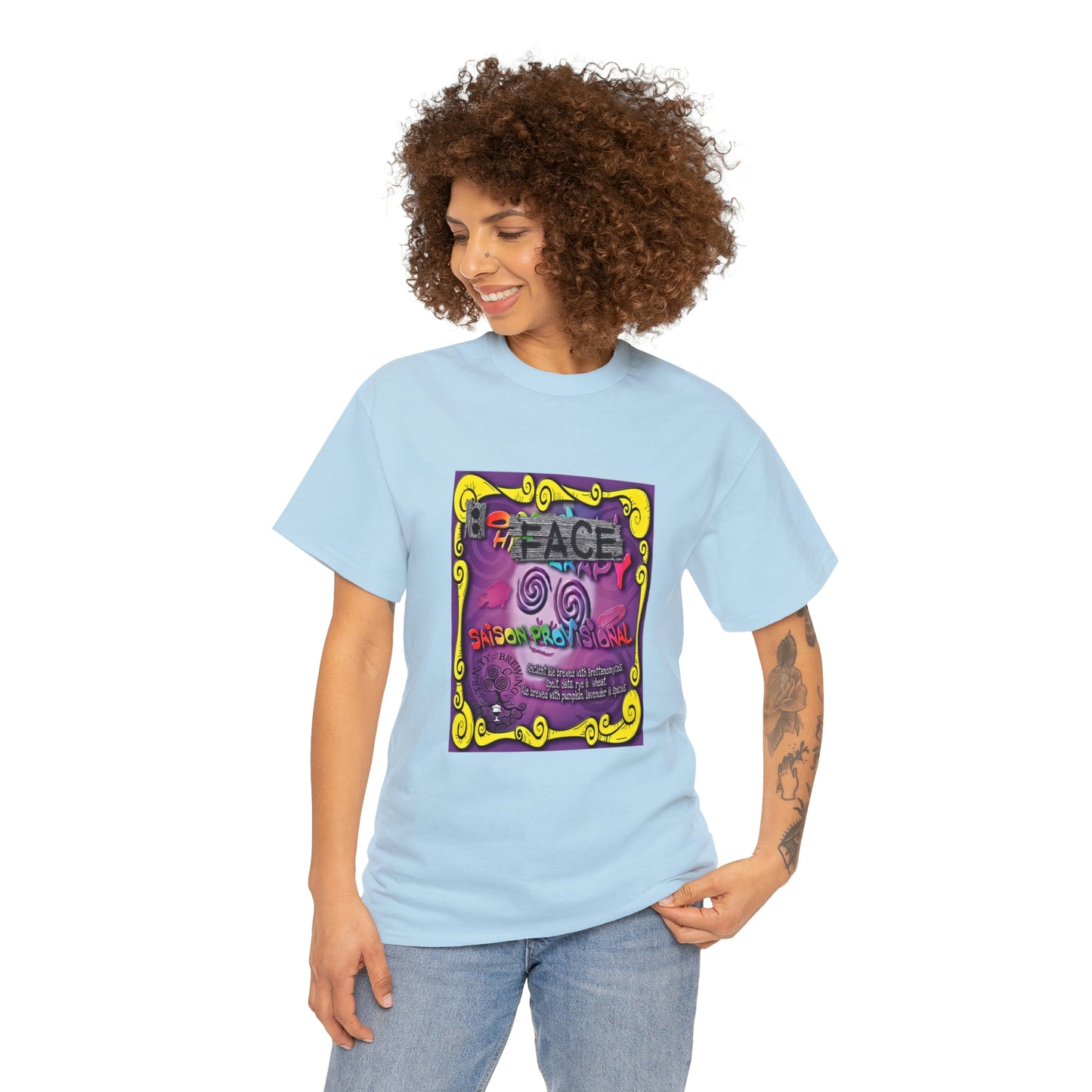 TRiNiTY Oh Face! - Unisex Heavy Cotton Tee