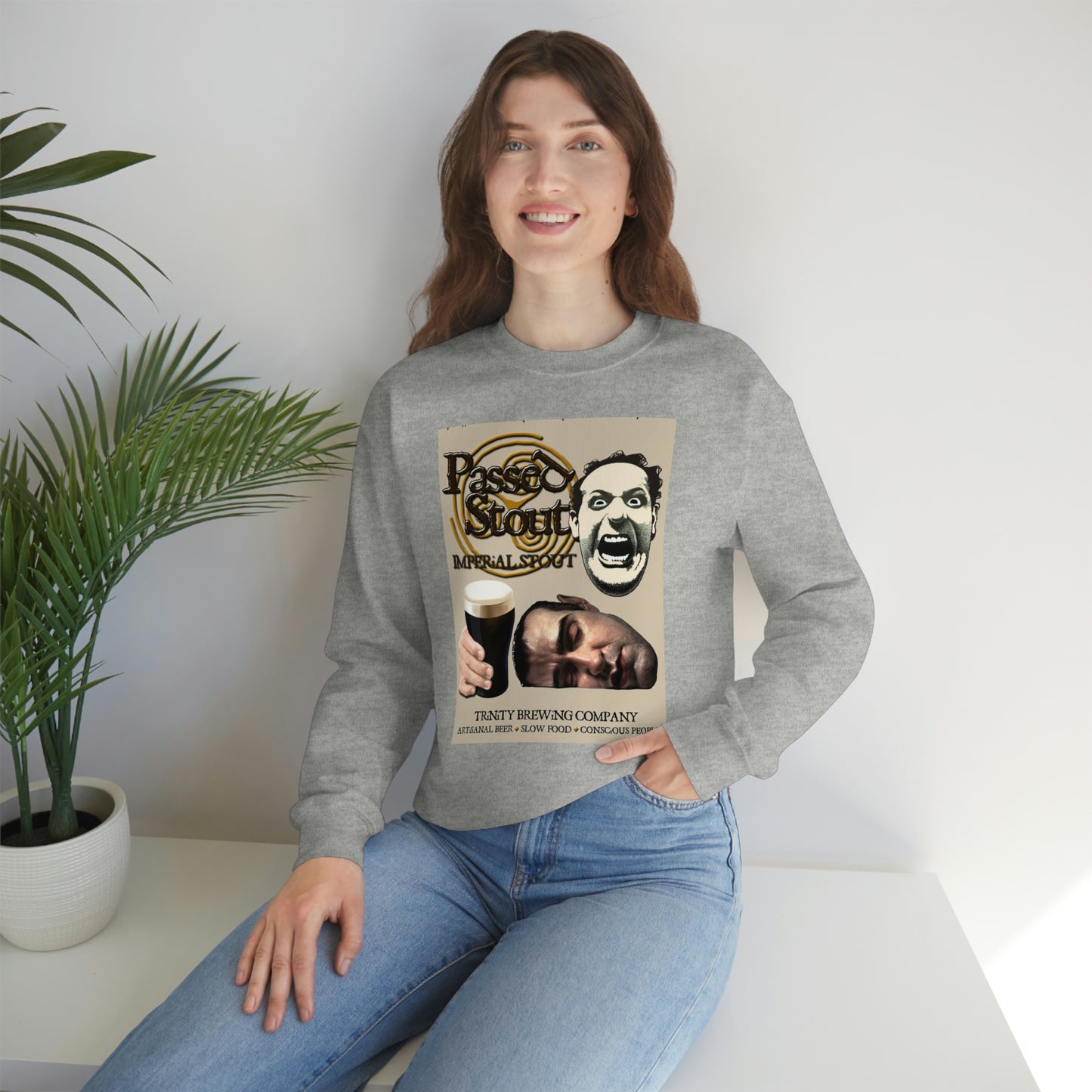 TRiNiTY Passed Stout Imperial Stout - Unisex Heavy Blend™ Crewneck Sweatshirt