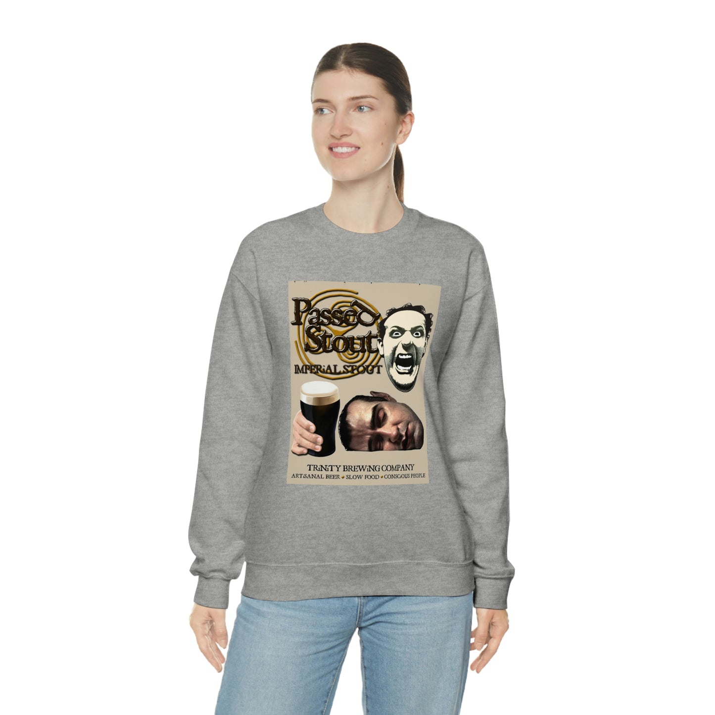 TRiNiTY Passed Stout Imperial Stout - Unisex Heavy Blend™ Crewneck Sweatshirt