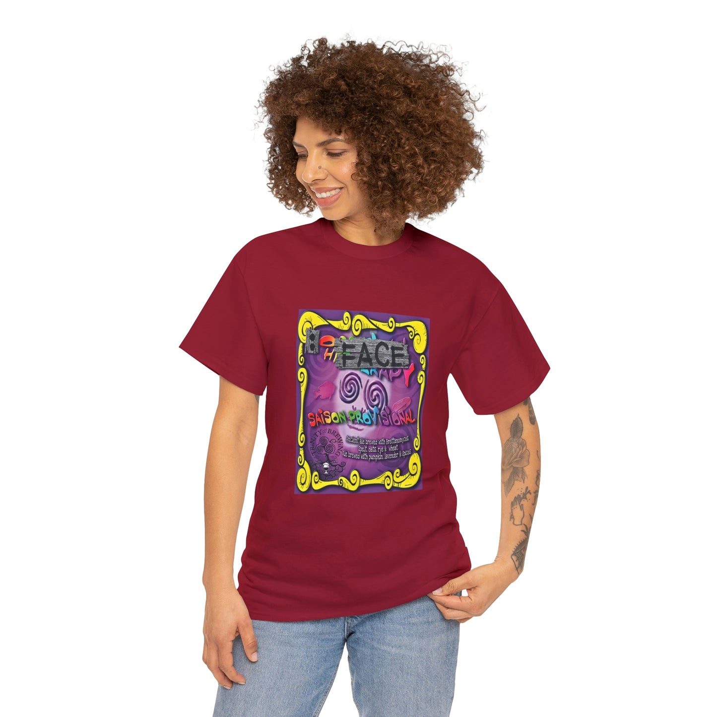 TRiNiTY Oh Face! - Unisex Heavy Cotton Tee