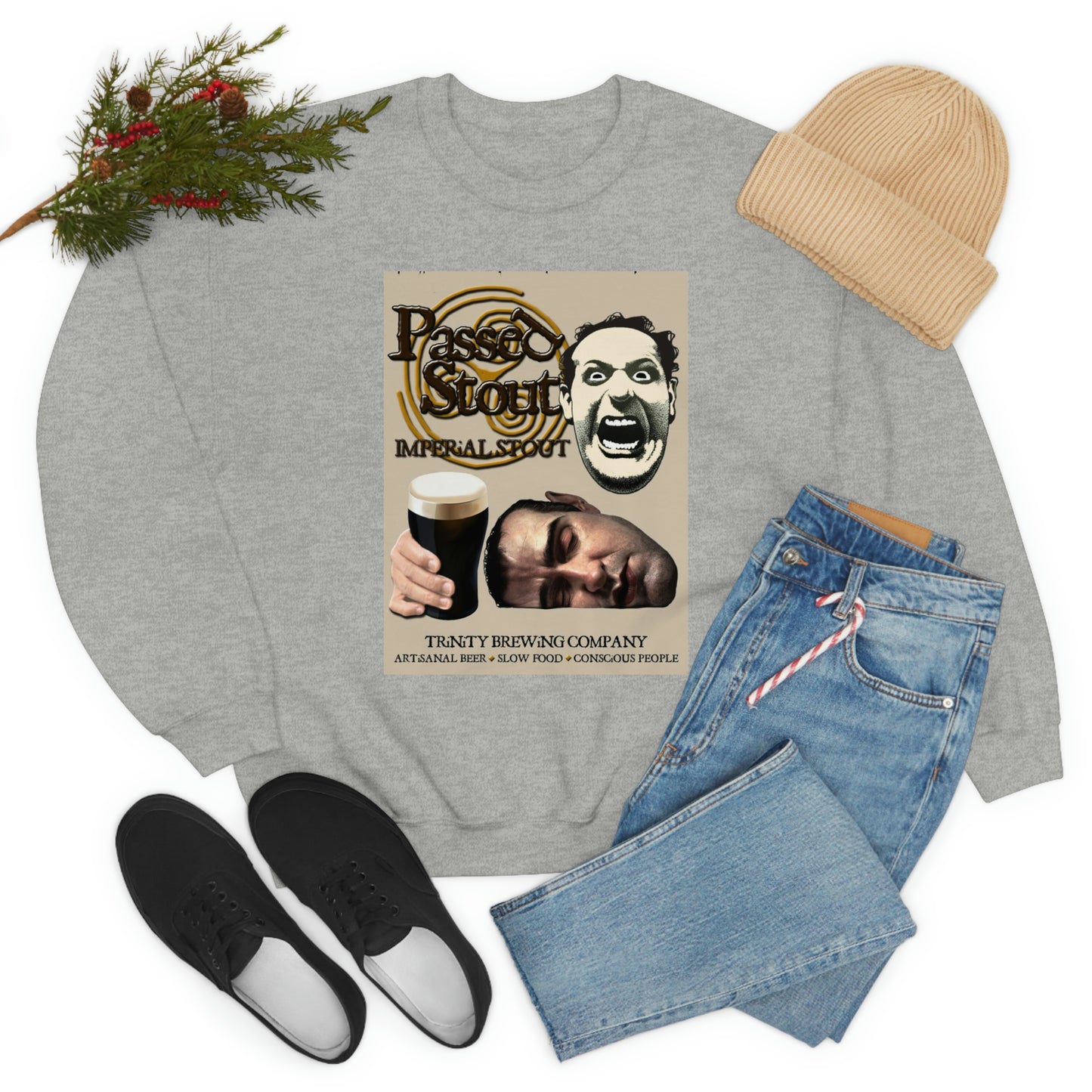 TRiNiTY Passed Stout Imperial Stout - Unisex Heavy Blend™ Crewneck Sweatshirt
