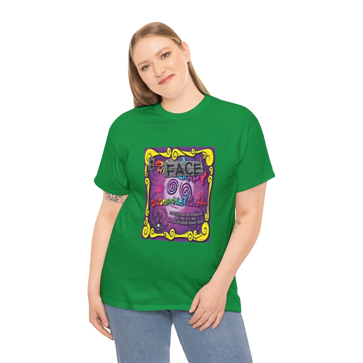 TRiNiTY Oh Face! - Unisex Heavy Cotton Tee