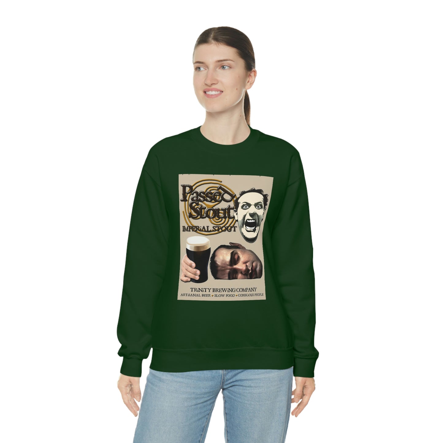 TRiNiTY Passed Stout Imperial Stout - Unisex Heavy Blend™ Crewneck Sweatshirt