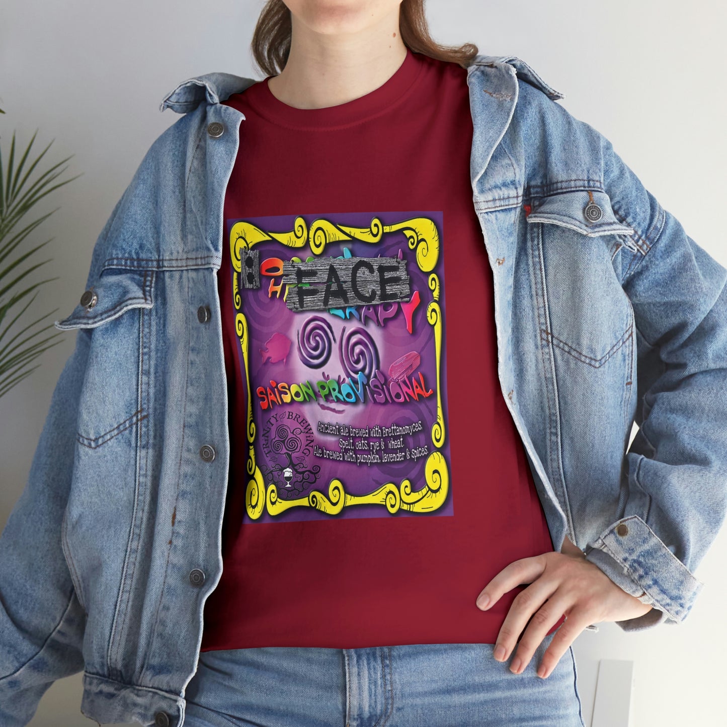 TRiNiTY Oh Face! - Unisex Heavy Cotton Tee