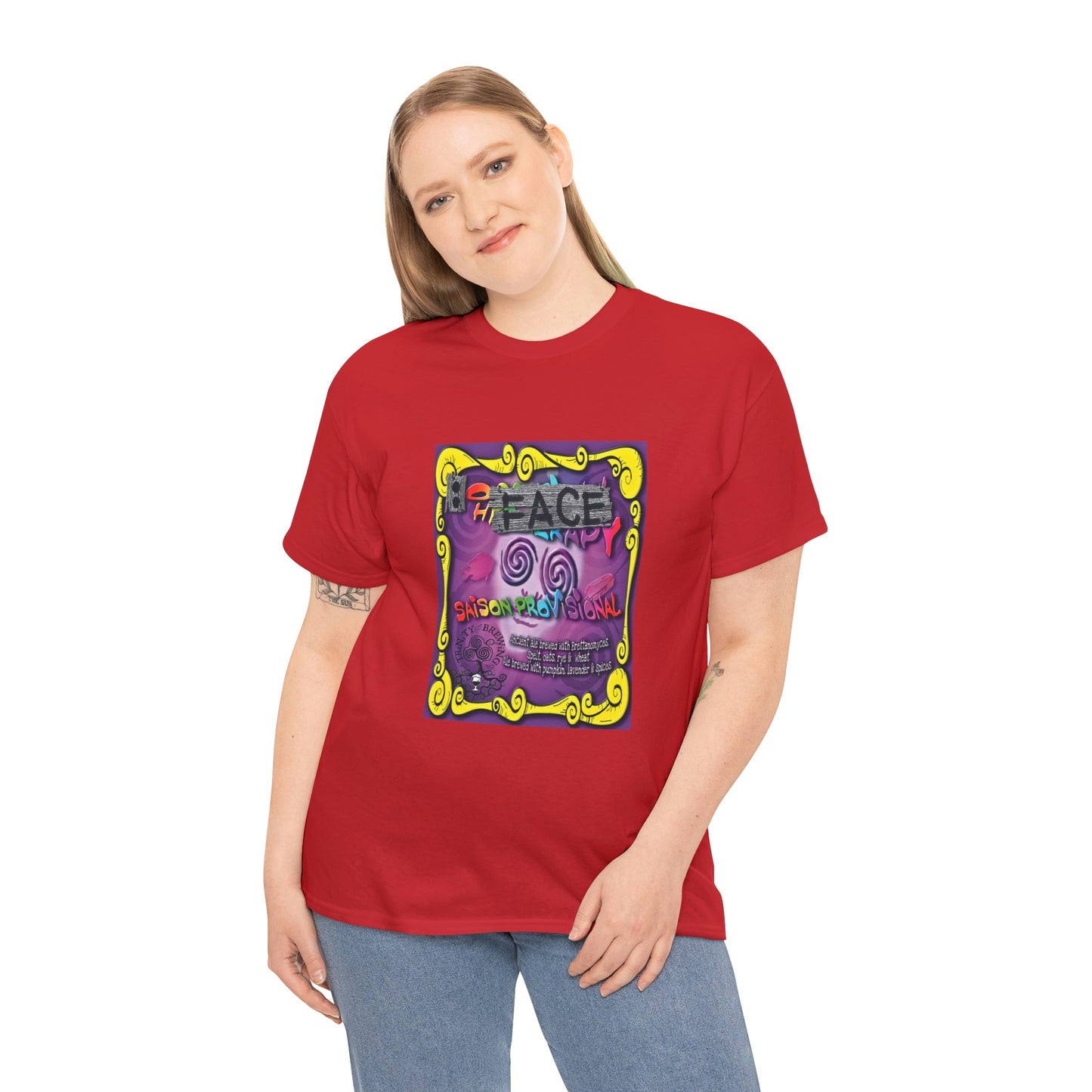 TRiNiTY Oh Face! - Unisex Heavy Cotton Tee