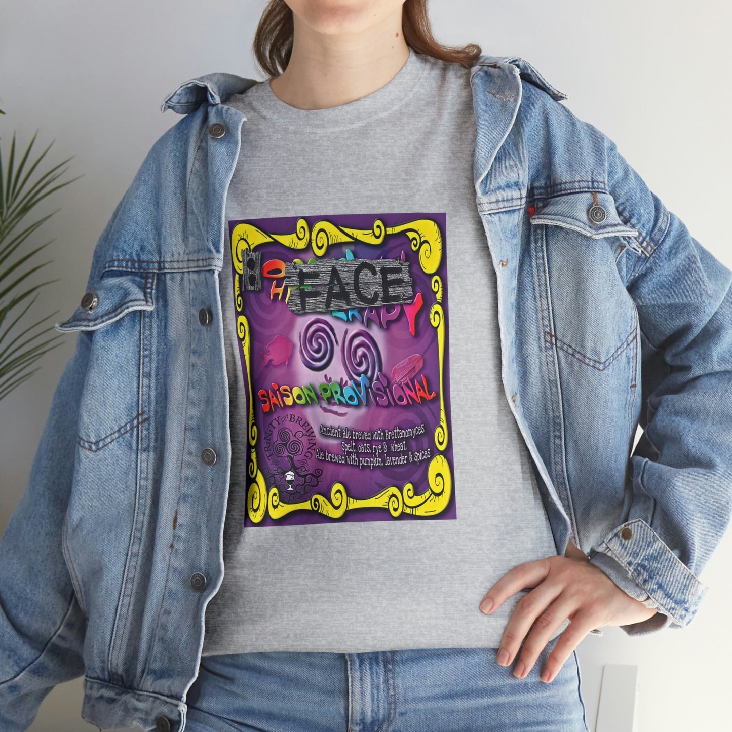 TRiNiTY Oh Face! - Unisex Heavy Cotton Tee
