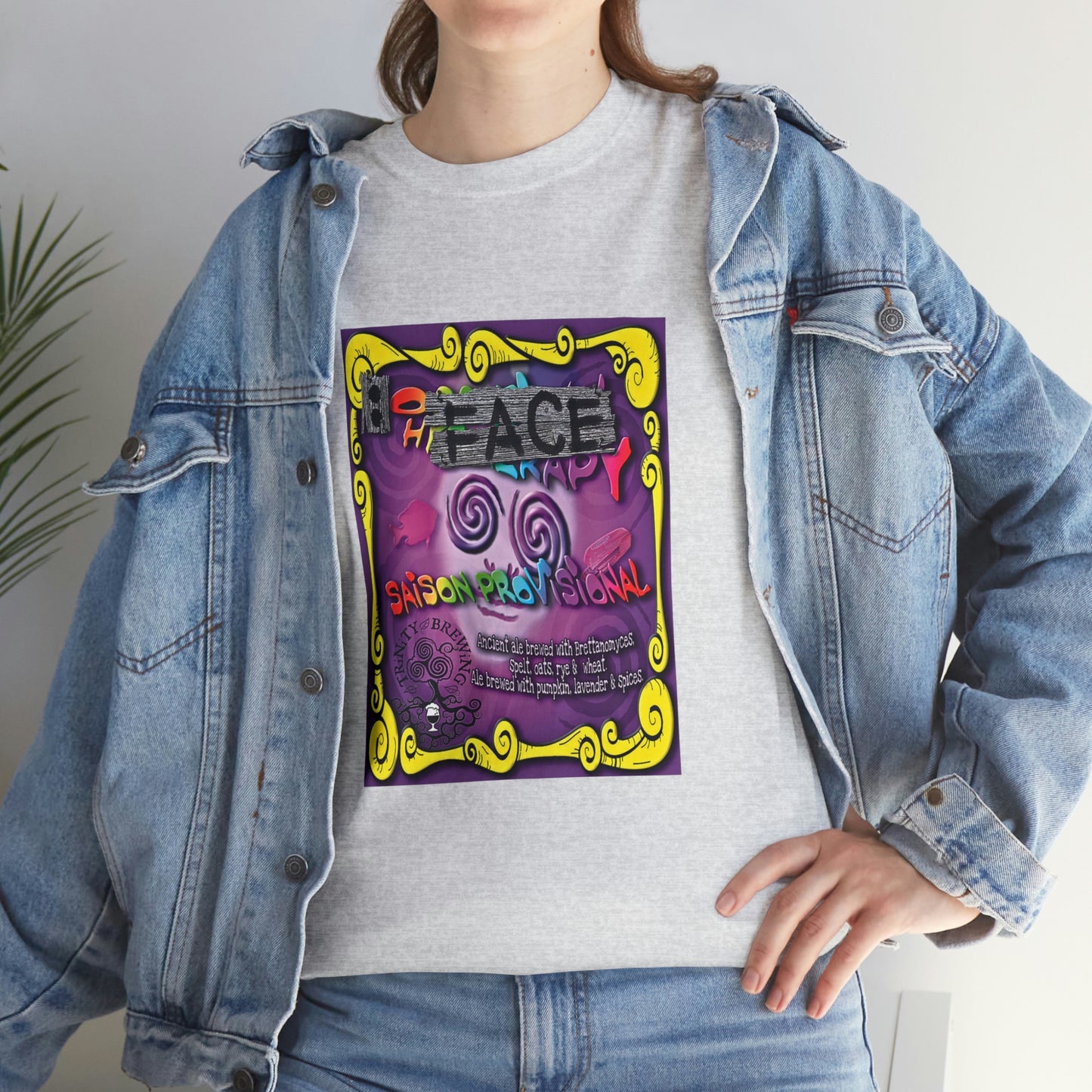TRiNiTY Oh Face! - Unisex Heavy Cotton Tee