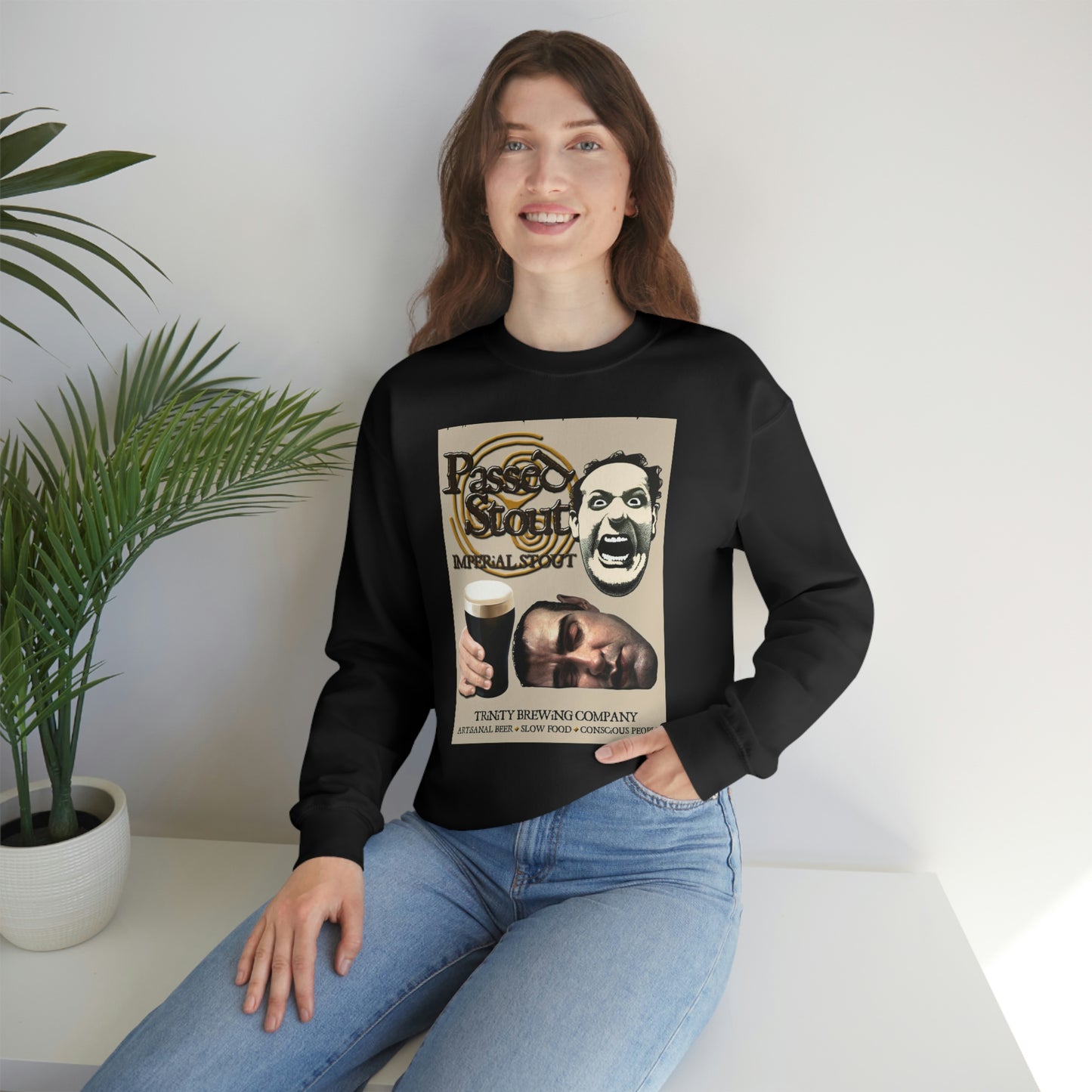 TRiNiTY Passed Stout Imperial Stout - Unisex Heavy Blend™ Crewneck Sweatshirt