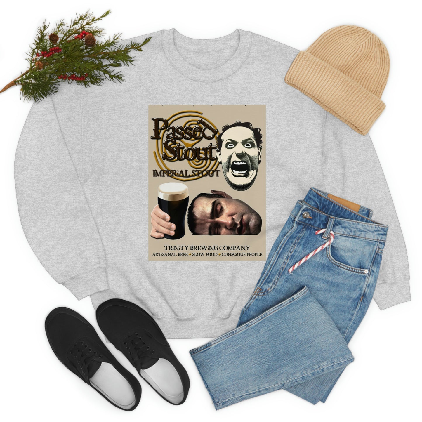 TRiNiTY Passed Stout Imperial Stout - Unisex Heavy Blend™ Crewneck Sweatshirt