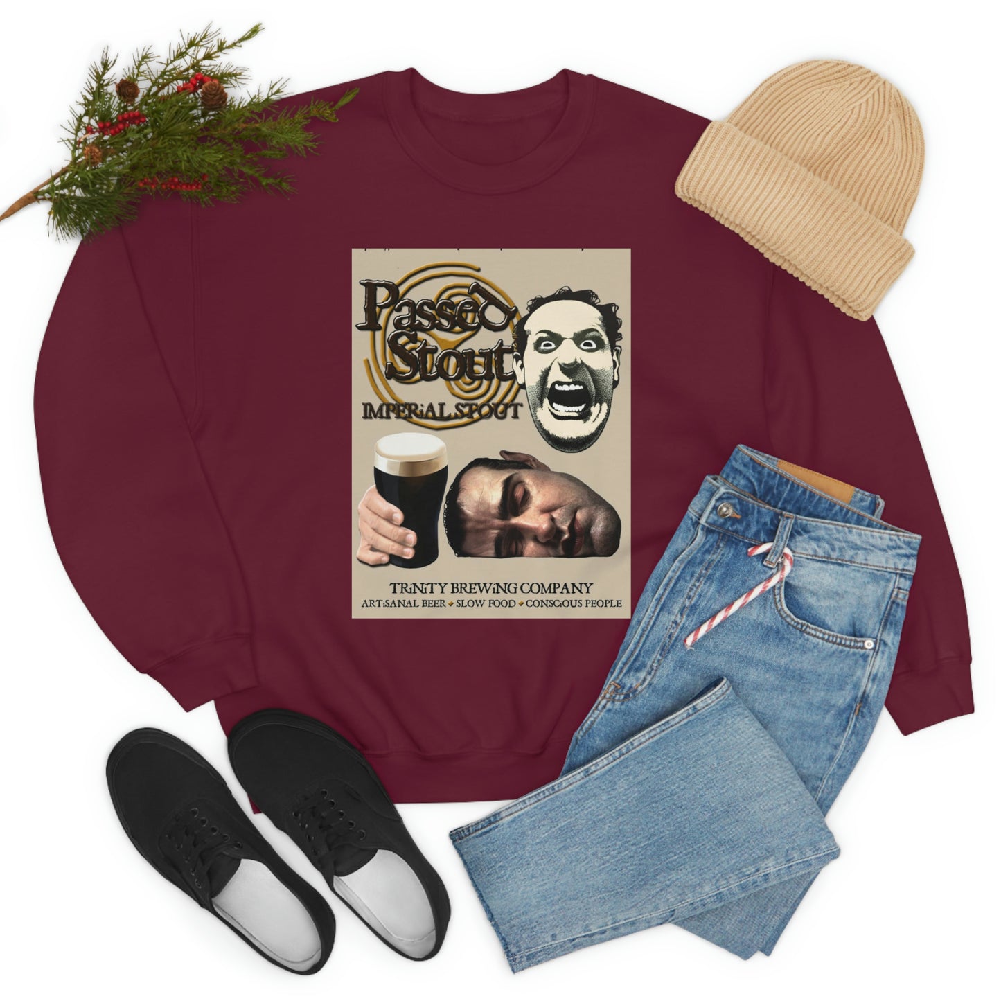 TRiNiTY Passed Stout Imperial Stout - Unisex Heavy Blend™ Crewneck Sweatshirt