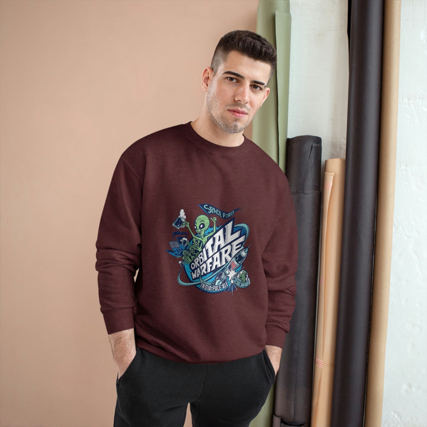 TRiNiTY Orbital Warfare IPA (Dark Colors) - Champion Sweatshirt