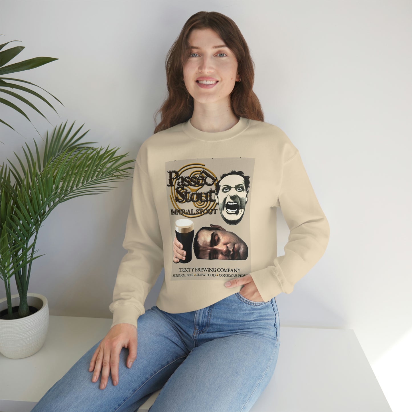 TRiNiTY Passed Stout Imperial Stout - Unisex Heavy Blend™ Crewneck Sweatshirt