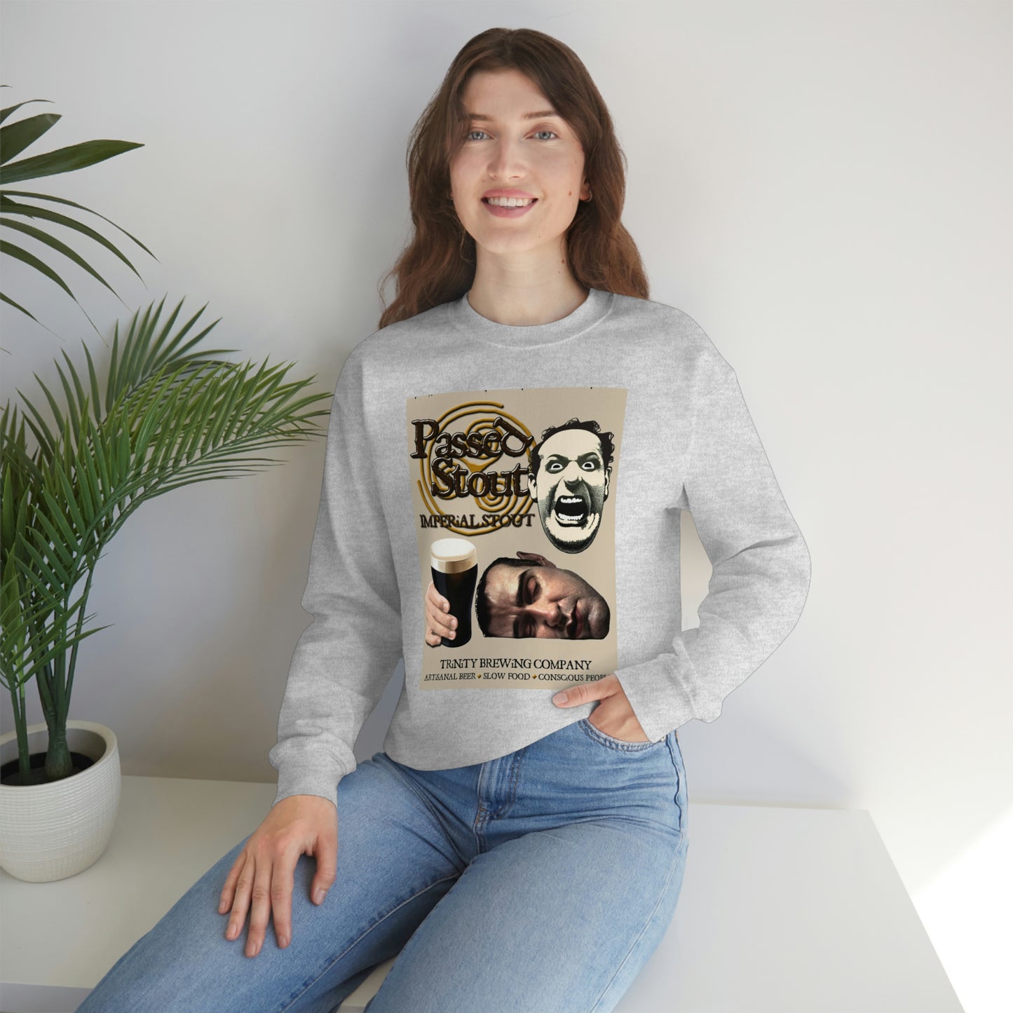 TRiNiTY Passed Stout Imperial Stout - Unisex Heavy Blend™ Crewneck Sweatshirt