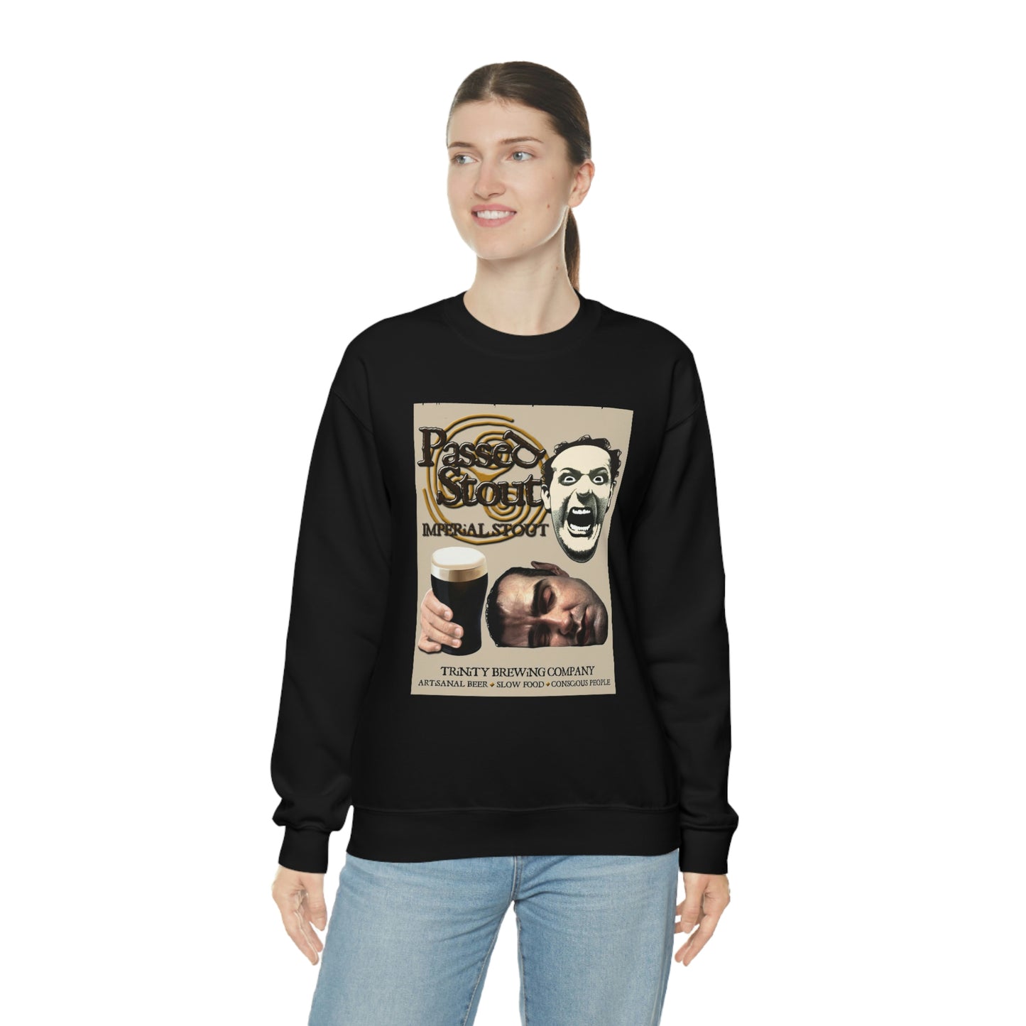 TRiNiTY Passed Stout Imperial Stout - Unisex Heavy Blend™ Crewneck Sweatshirt