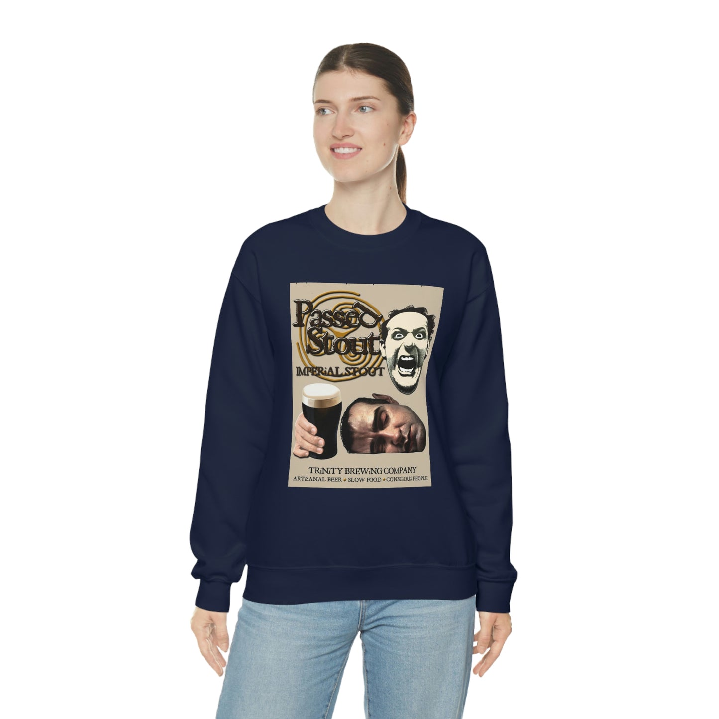 TRiNiTY Passed Stout Imperial Stout - Unisex Heavy Blend™ Crewneck Sweatshirt