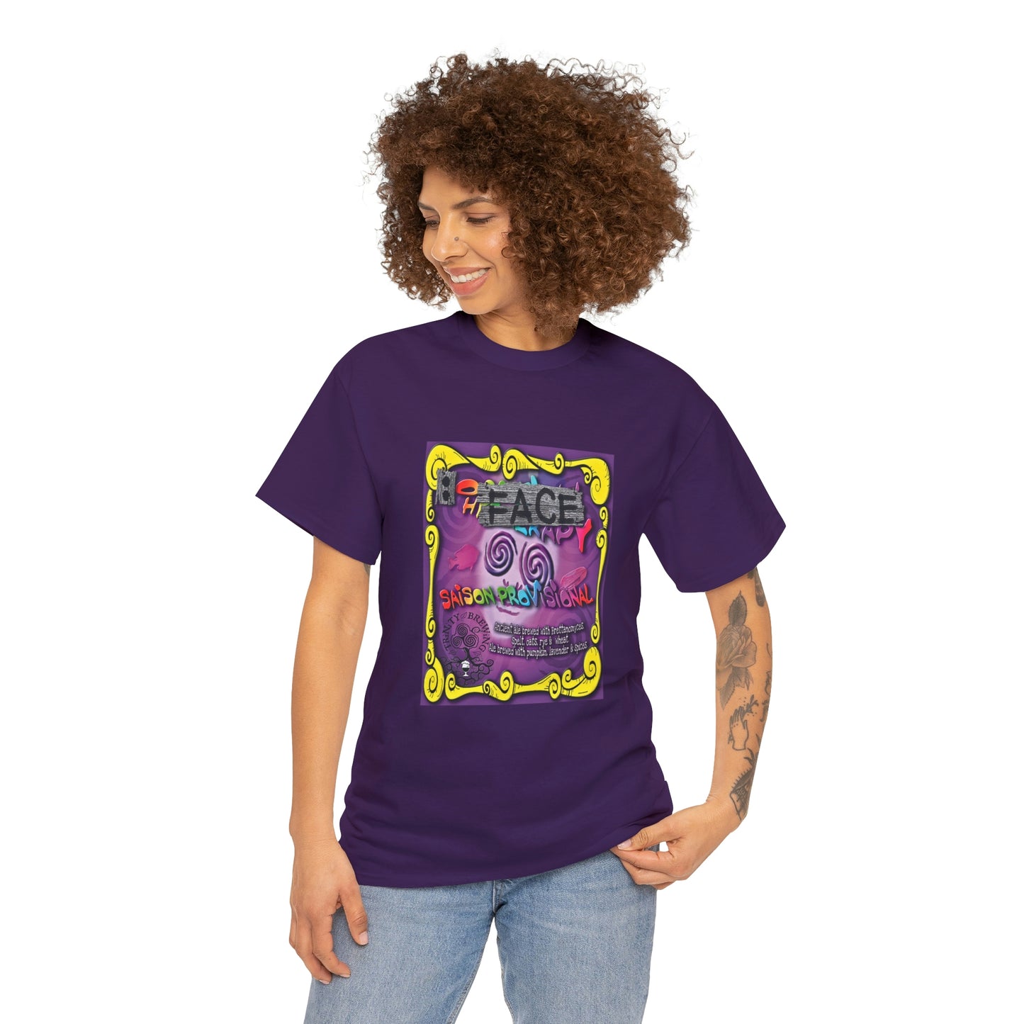 TRiNiTY Oh Face! - Unisex Heavy Cotton Tee