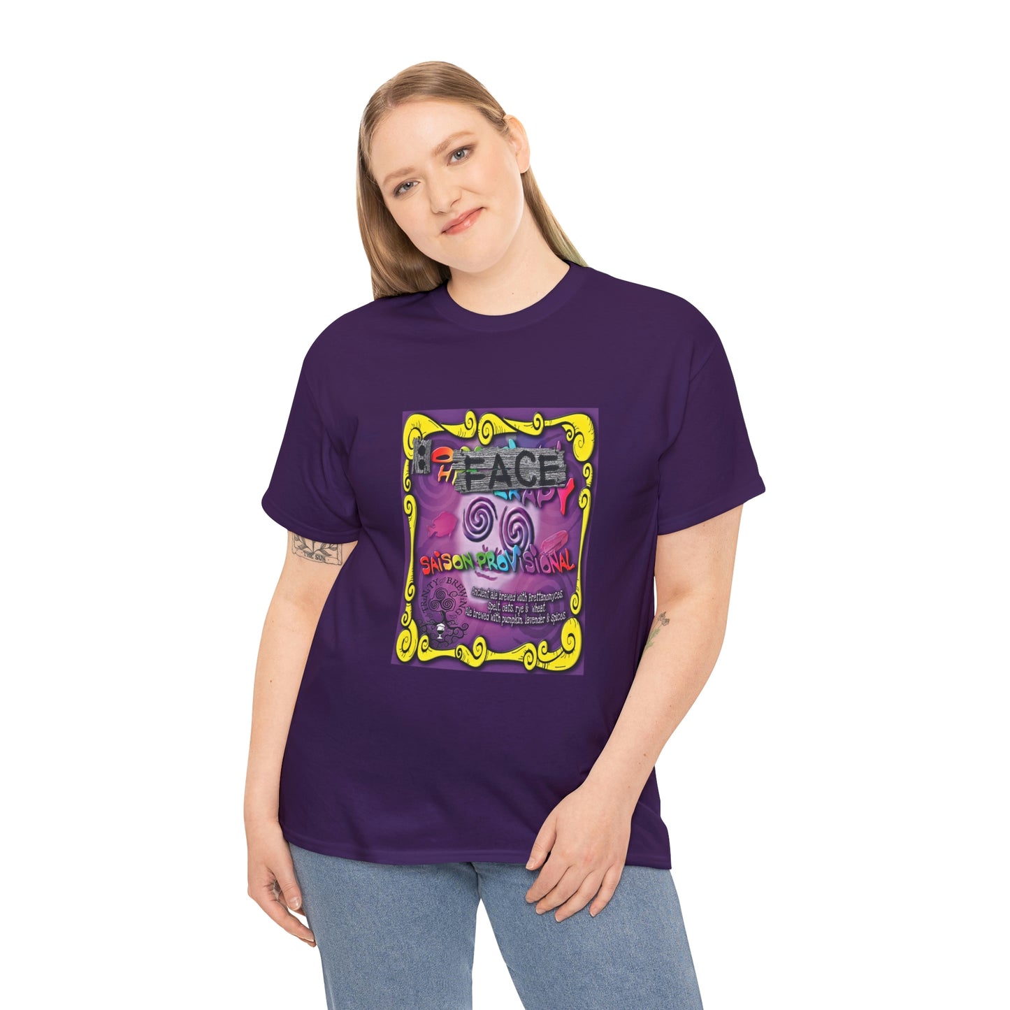 TRiNiTY Oh Face! - Unisex Heavy Cotton Tee