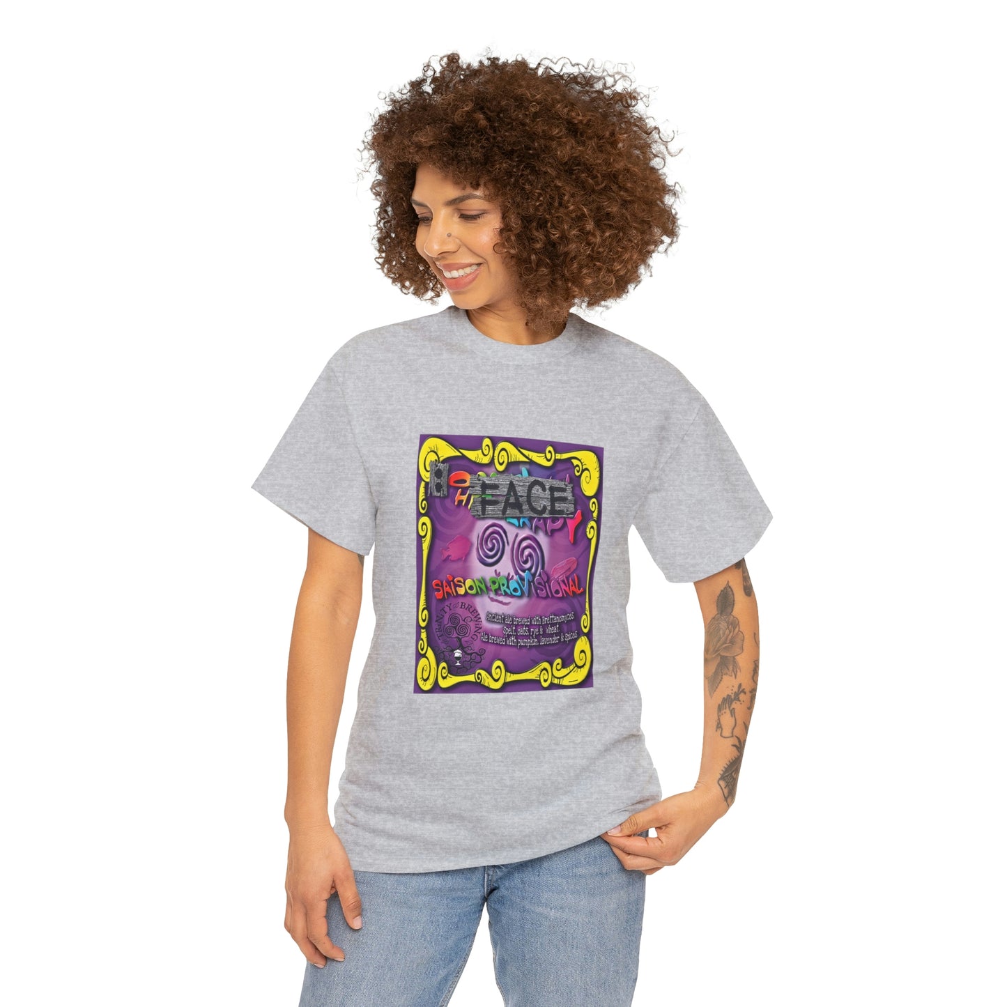TRiNiTY Oh Face! - Unisex Heavy Cotton Tee