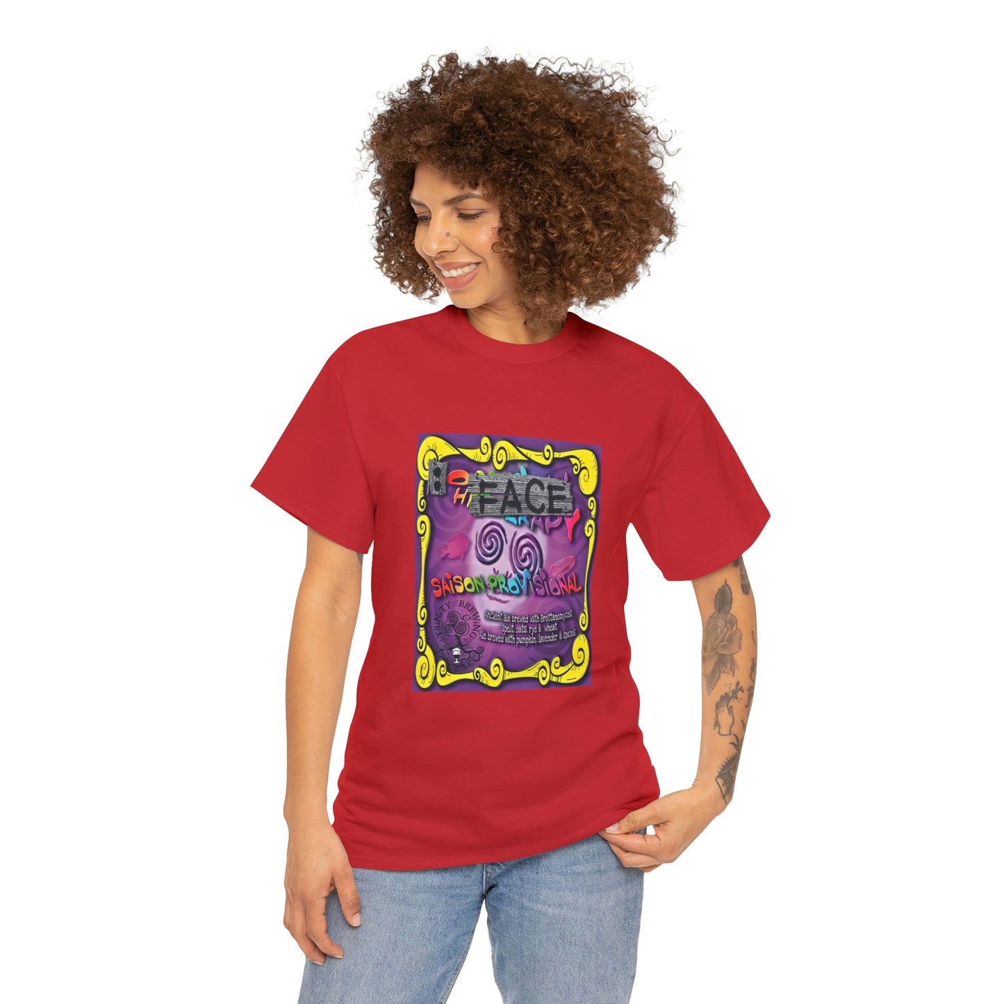 TRiNiTY Oh Face! - Unisex Heavy Cotton Tee