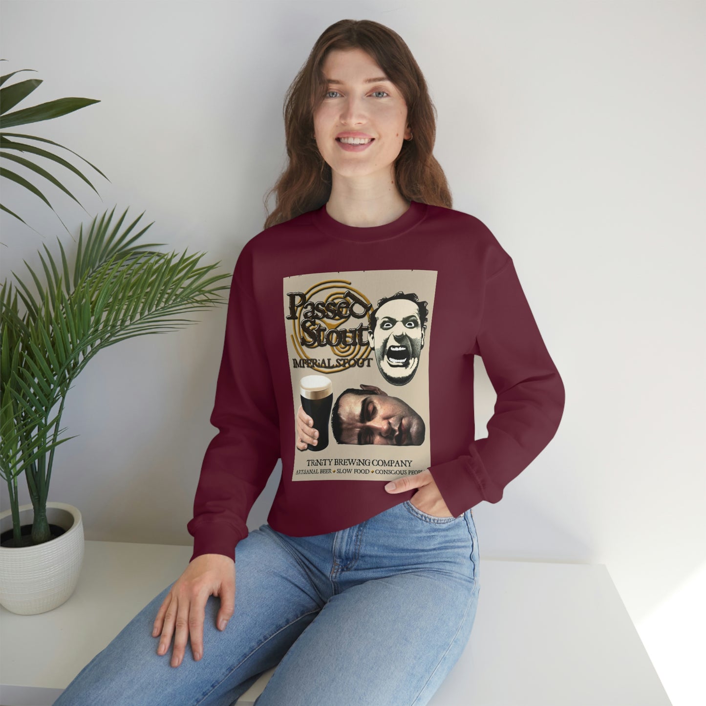 TRiNiTY Passed Stout Imperial Stout - Unisex Heavy Blend™ Crewneck Sweatshirt